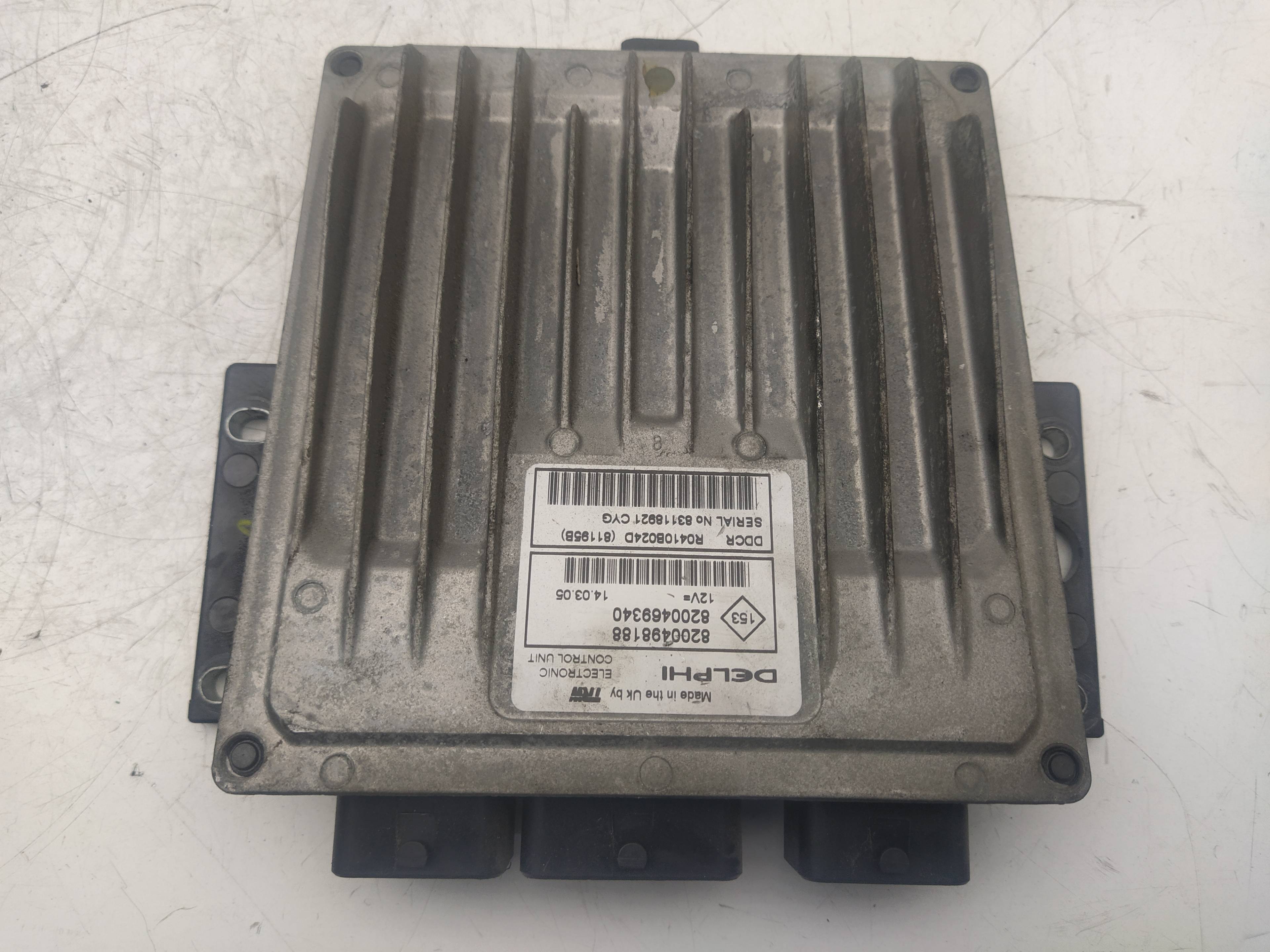 RENAULT Scenic 2 generation (2003-2010) Engine Control Unit ECU 8200498188, 8200469340 18635461