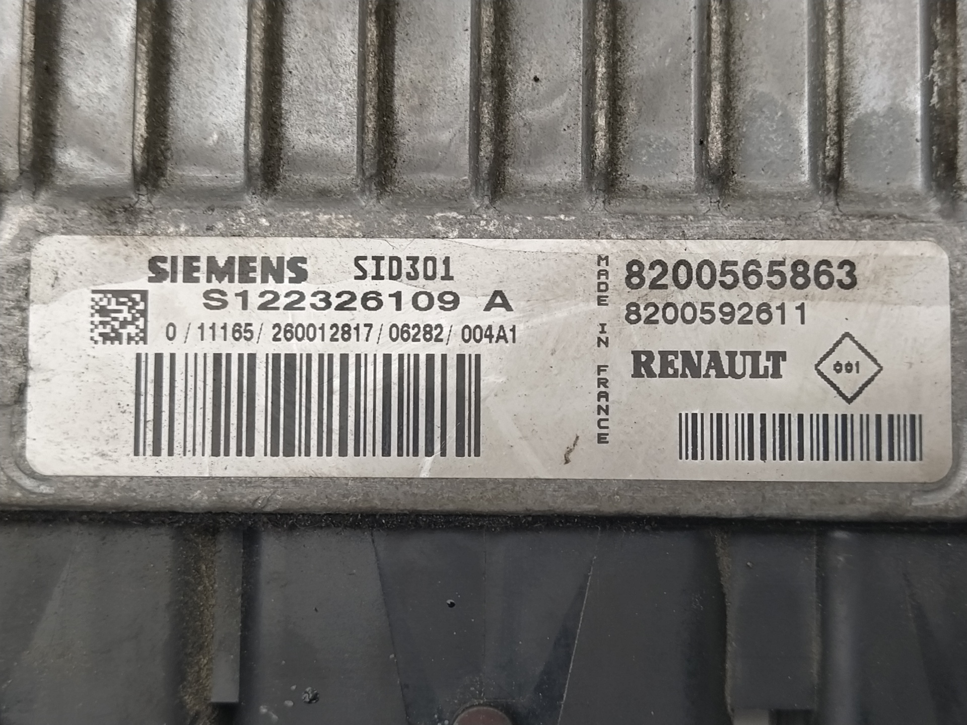 DODGE Scenic 2 generation (2003-2010) Unitate de control motor 8200565863,8200592611,S122326109A 23094039