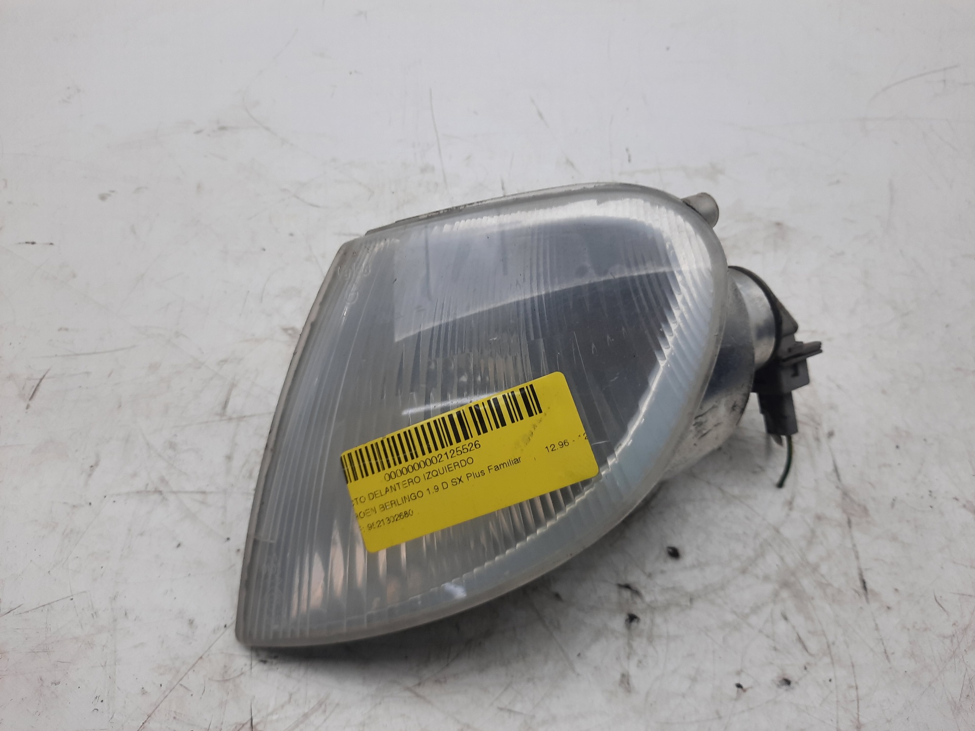 CITROËN Berlingo Front left turn light 9621302680,67724571 18610306