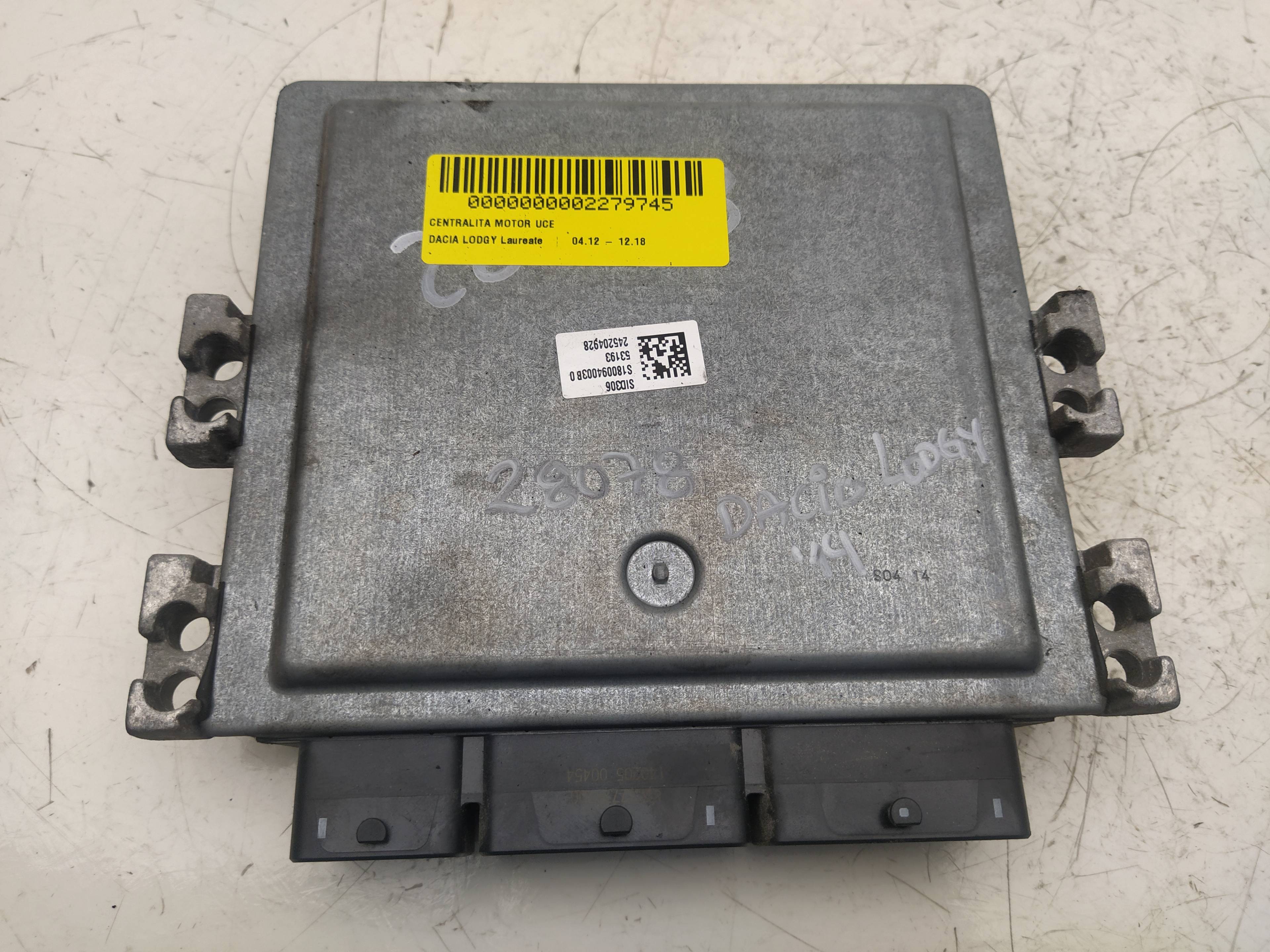 DACIA Lodgy 1 generation (2013-2024) Motorstyrenhet ECU S180095134A, 237102259R 20697341