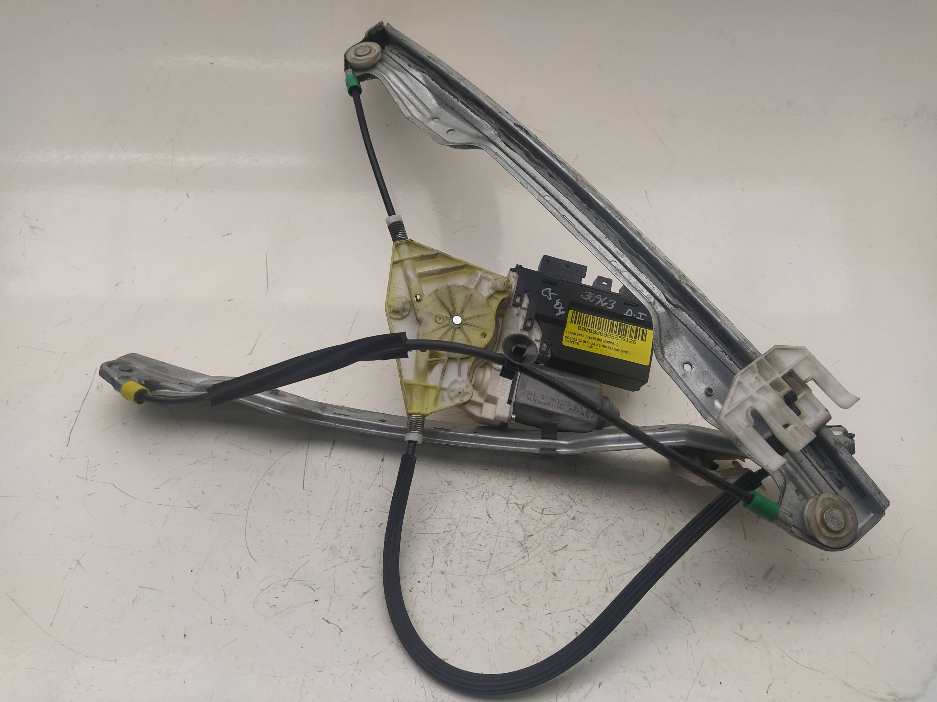 MITSUBISHI C5 1 generation (2001-2008) Front Left Door Window Regulator 9648484980, 101386102 22288225