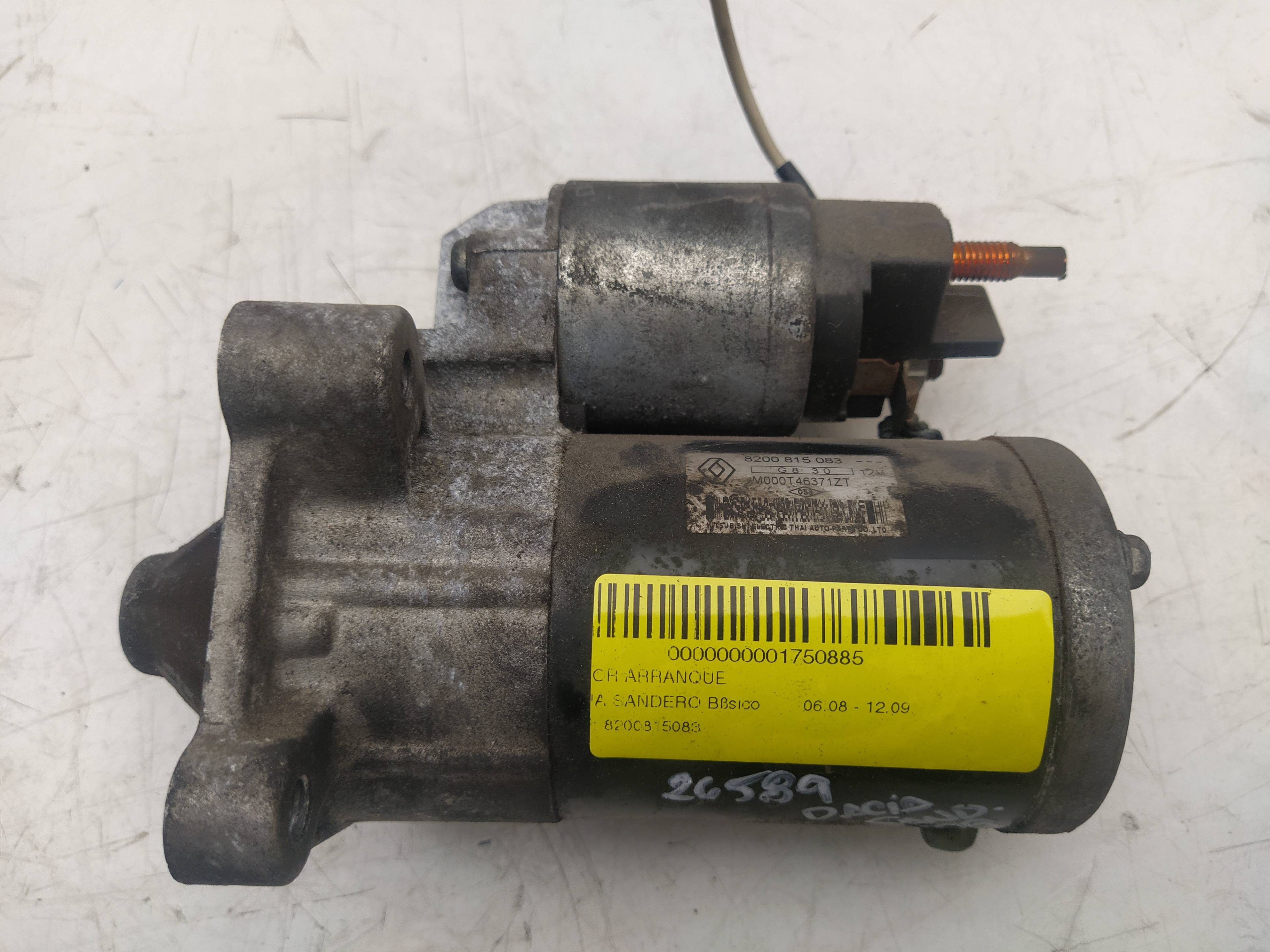 DACIA Logan 1 generation (2004-2012) Starter Motor 8200815083, M000T46371ZT 24007985