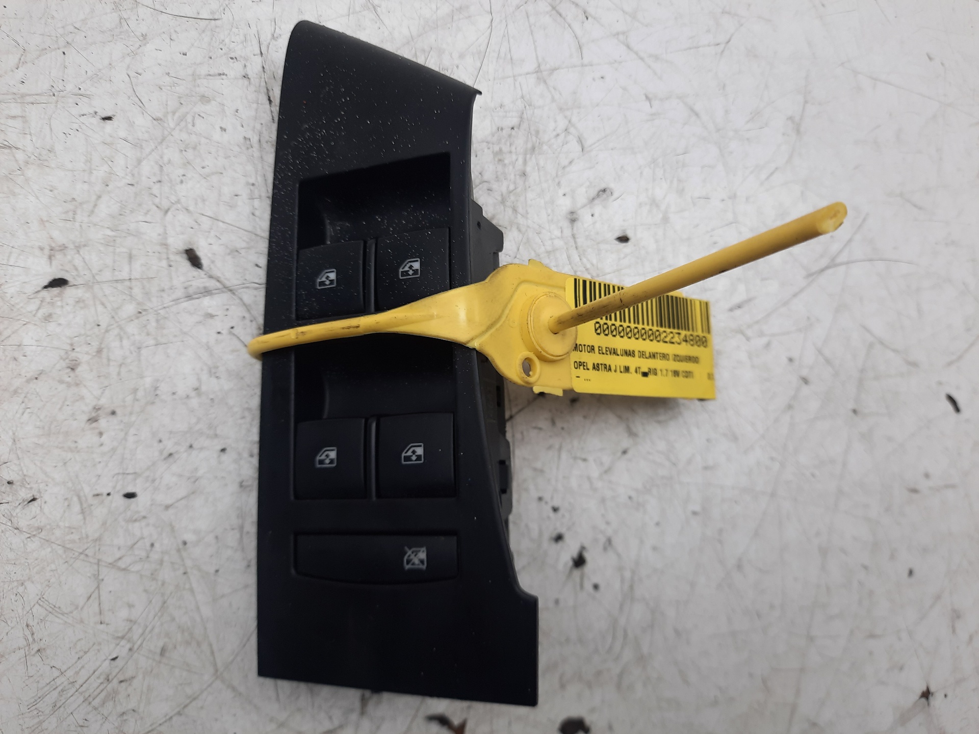 OPEL Astra J (2009-2020) Front Left Door Window Switch 13305011 24017201