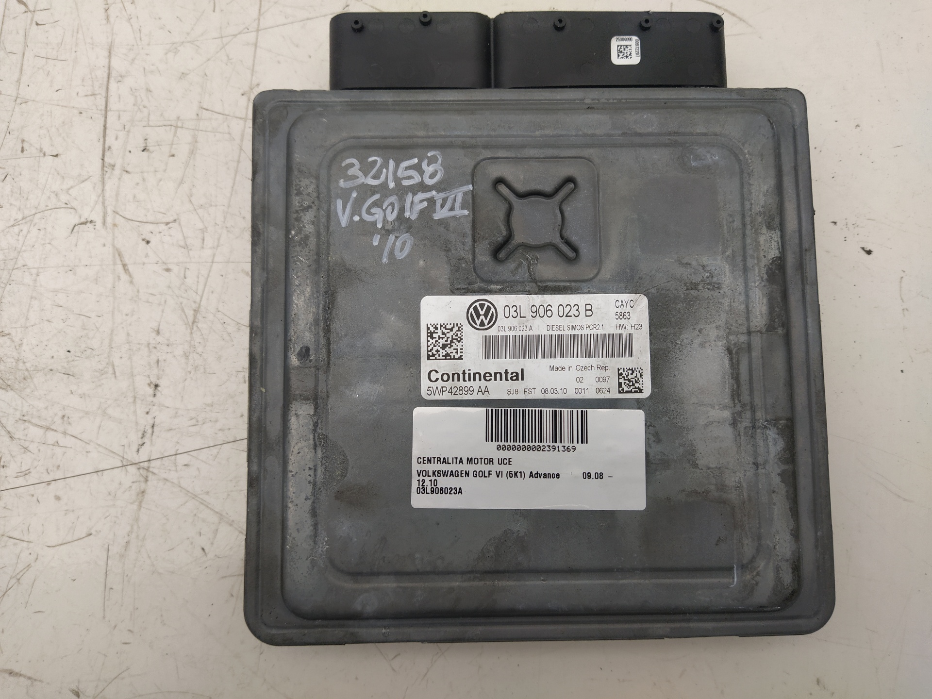 CHEVROLET Passat B6 (2005-2010) Motorkontrolenhed ECU 03L906023A 25767105