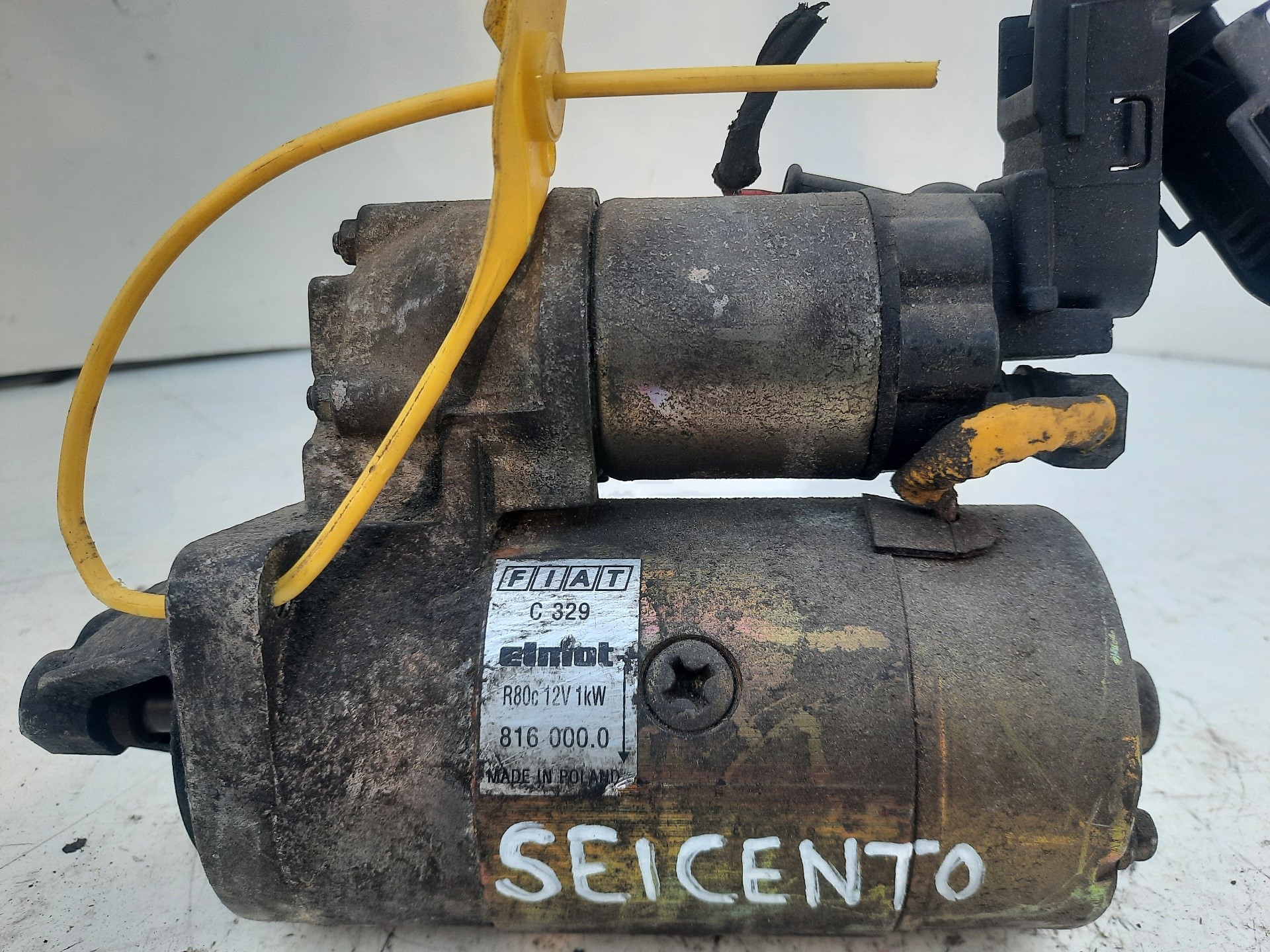 FIAT Seicento 1 generation (1998-2010) Starter Motor 8160000 18616129