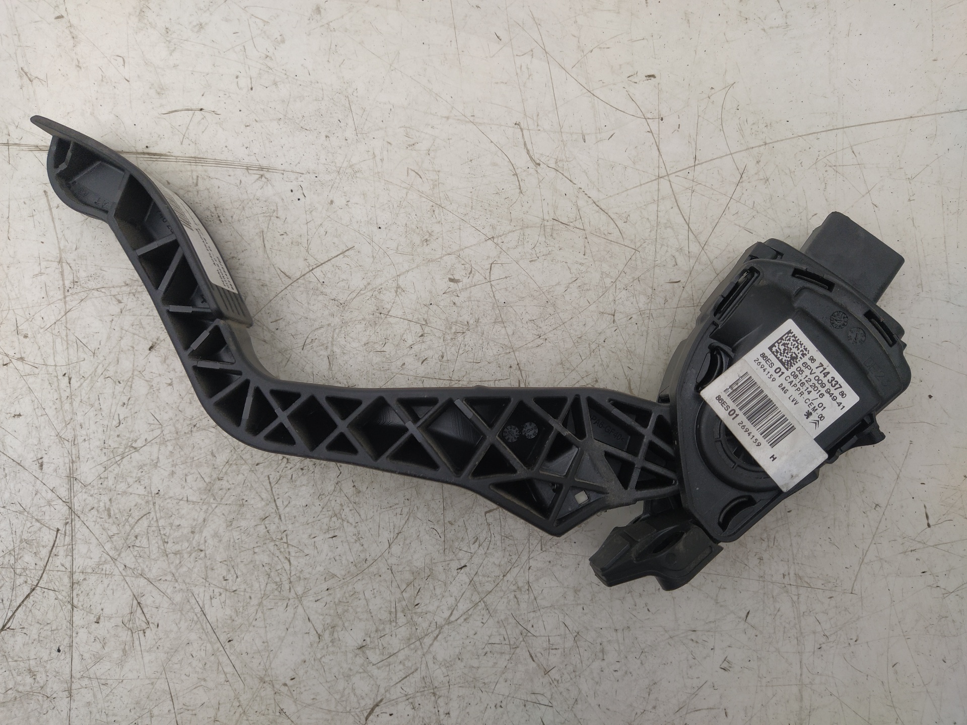 CITROËN C-Elysee 2 generation (2012-2017) Throttle Pedal 9671433780, 6PV00994941 24028866