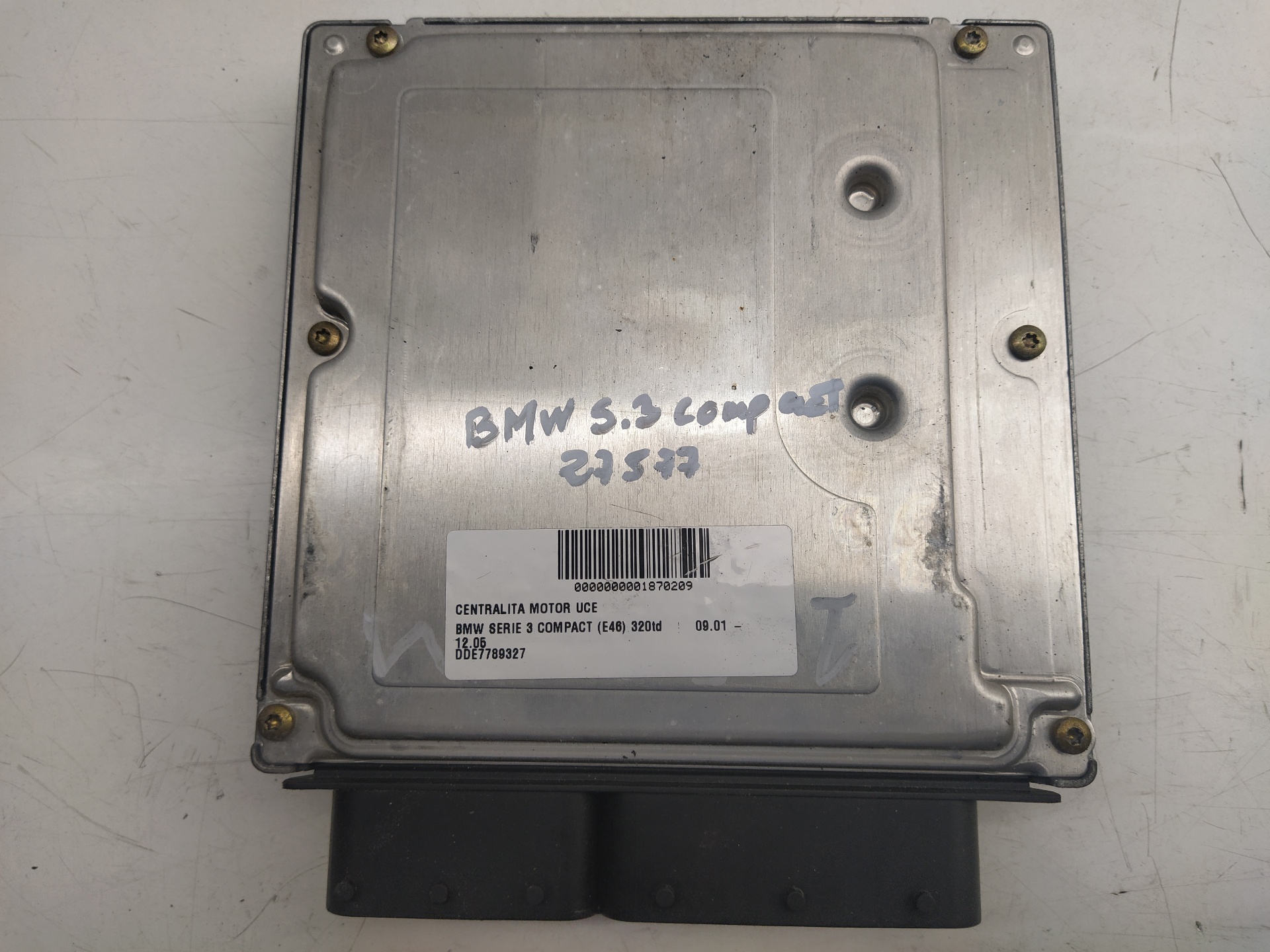 TOYOTA 3 Series E46 (1997-2006) Motorkontrolenhed ECU DDE7789327 23685370