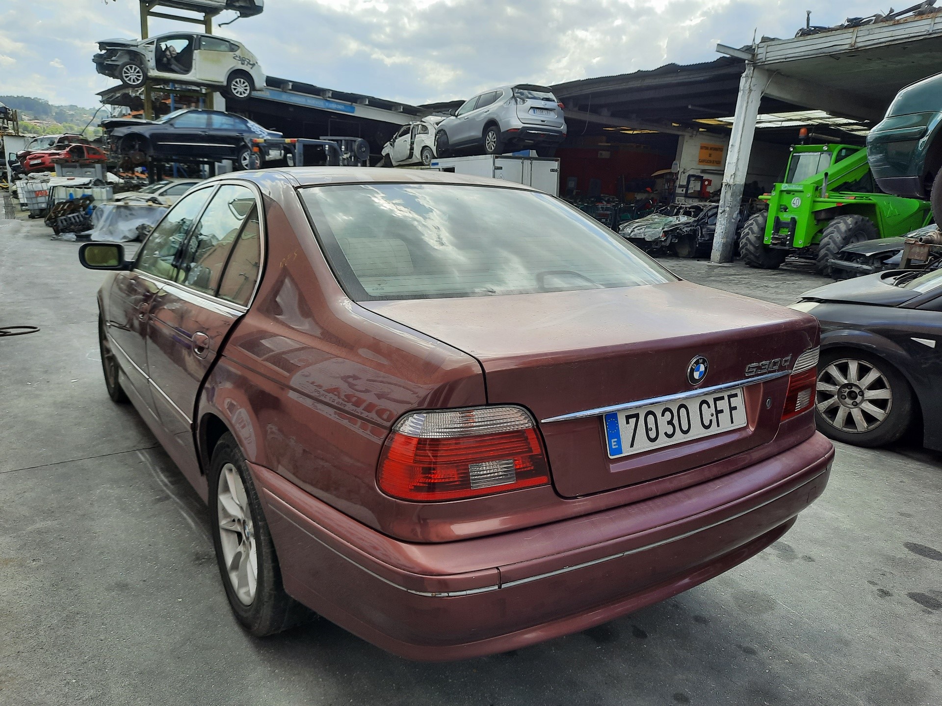 BMW 5 Series E39 (1995-2004) Стеклоподъемник задней правой двери 9030143 18586751
