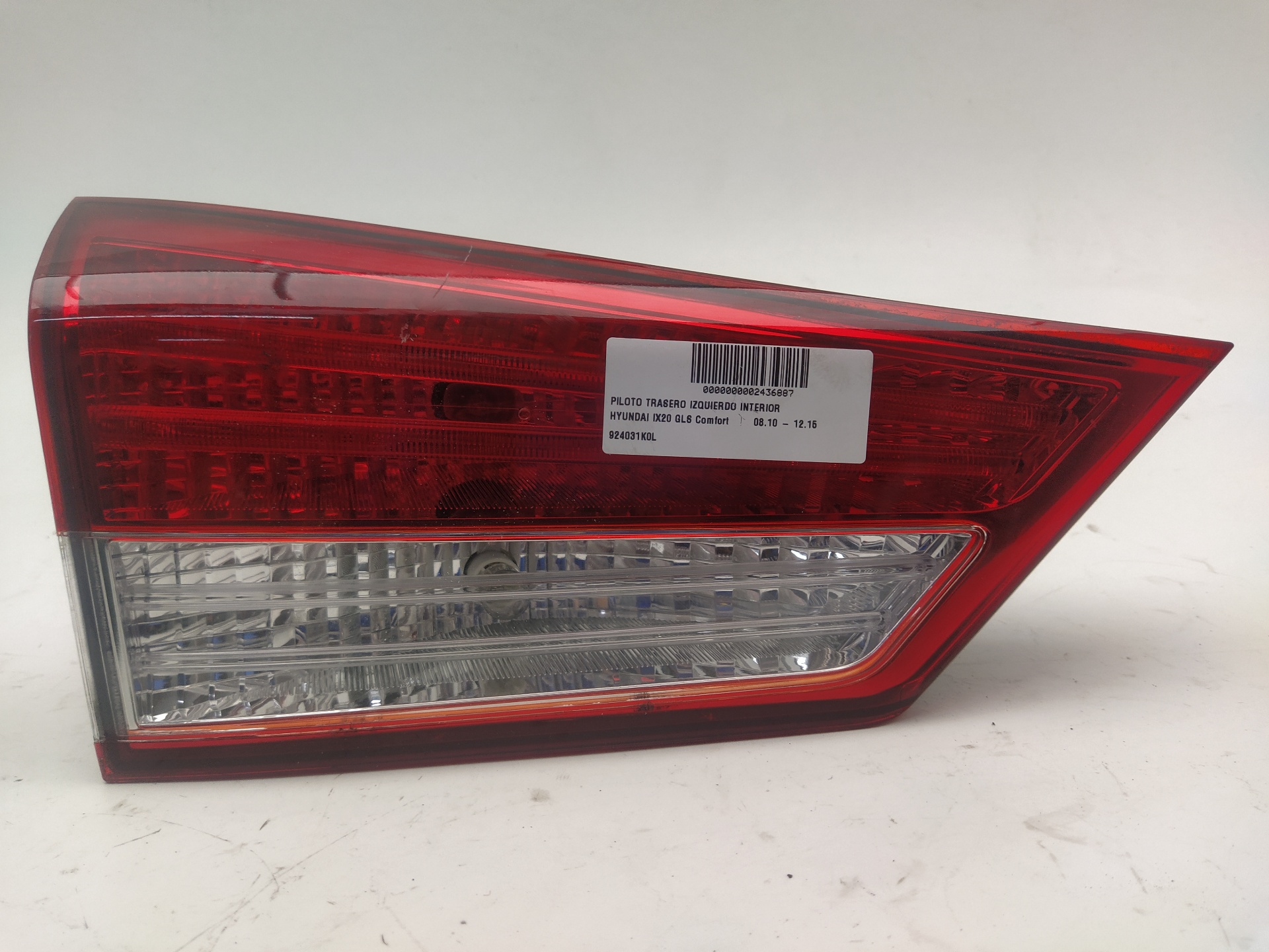 HYUNDAI ix20 1 generation (2010-2020) Rear Left Taillight 924031K0L 26361993