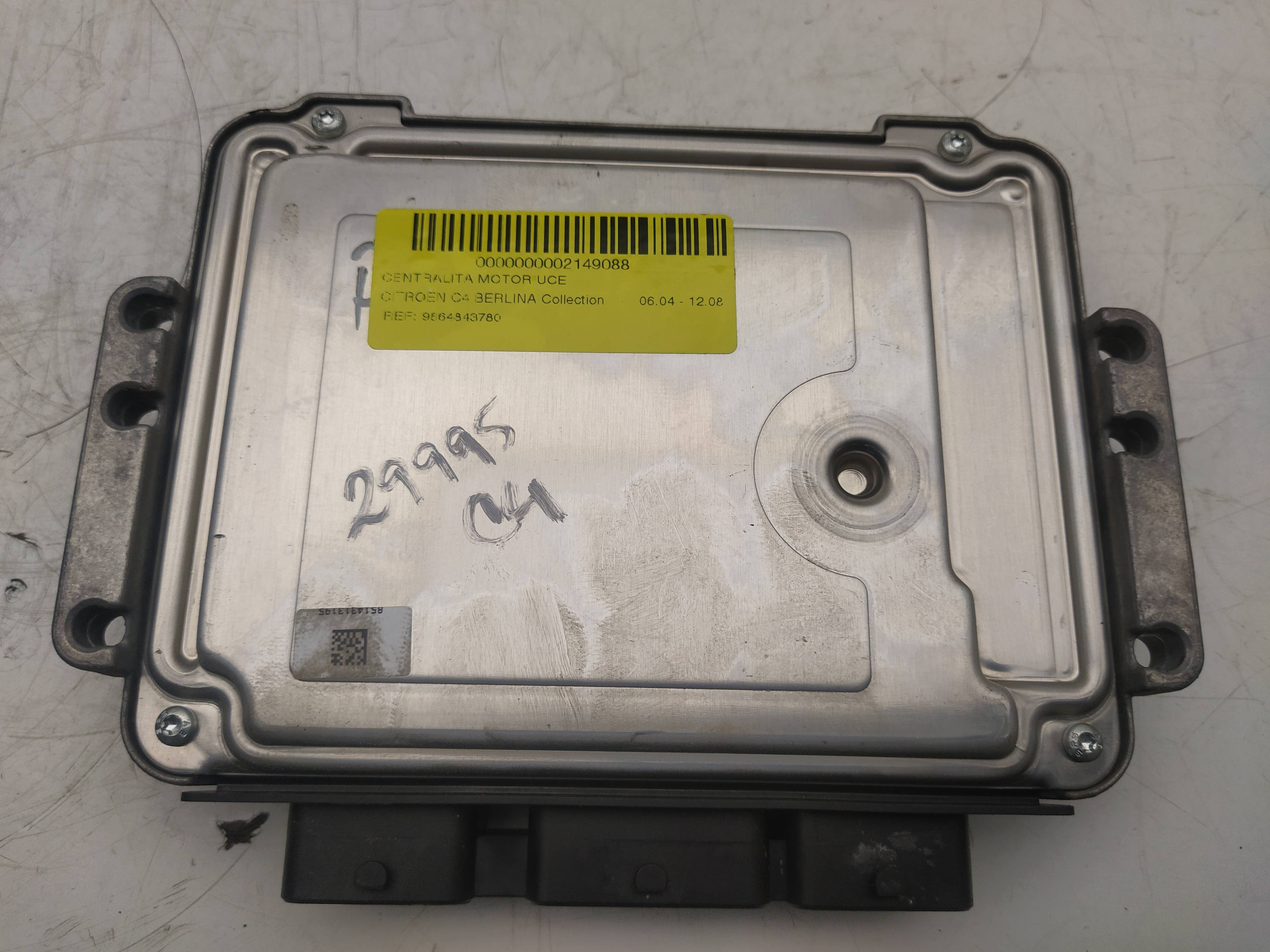 PEUGEOT C4 1 generation (2004-2011) Unitate de control motor 0281013872, 9664843780 18621115