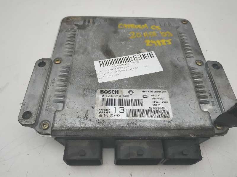 BMW C5 1 generation (2001-2008) Engine Control Unit ECU 0281010808, 9644721080, 28FM0367 18530707