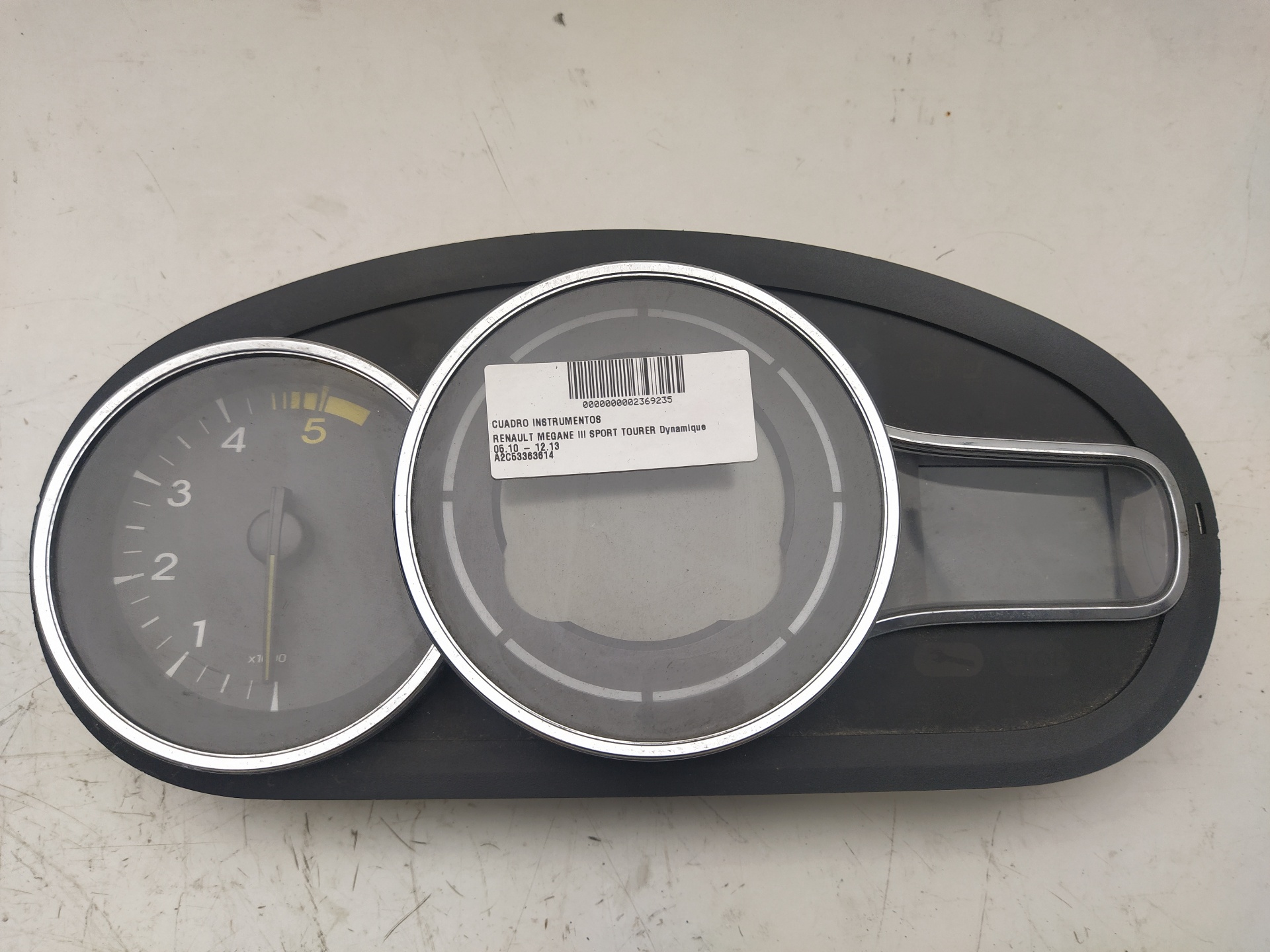 RENAULT Megane 3 generation (2008-2020) Speedometer A2C53363614 26361613