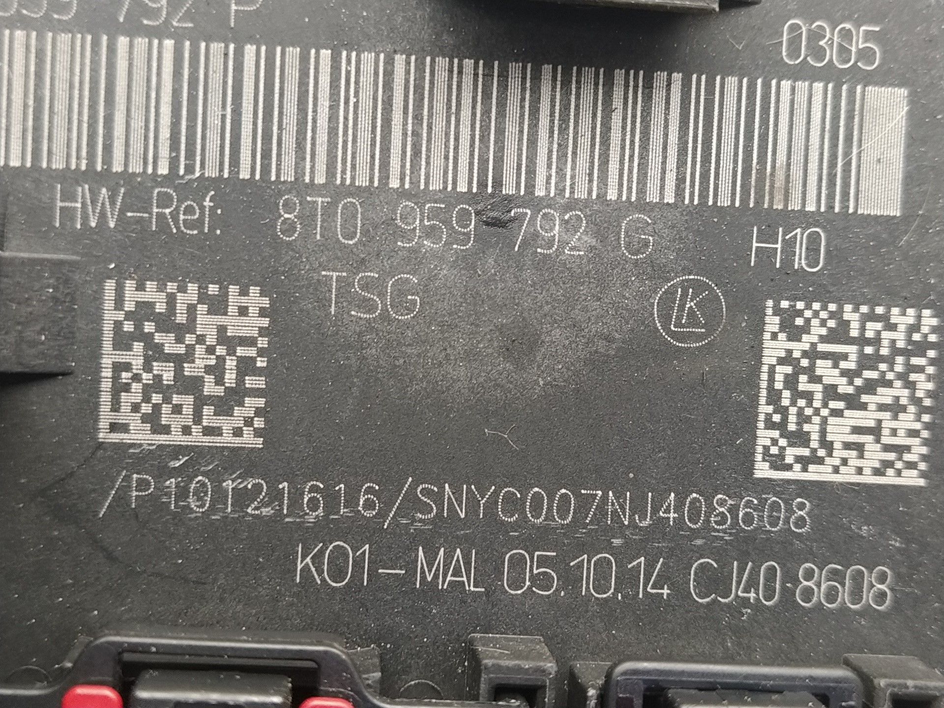 AUDI A4 B8/8K (2011-2016) Alte unități de control 8T0959792P 24599098