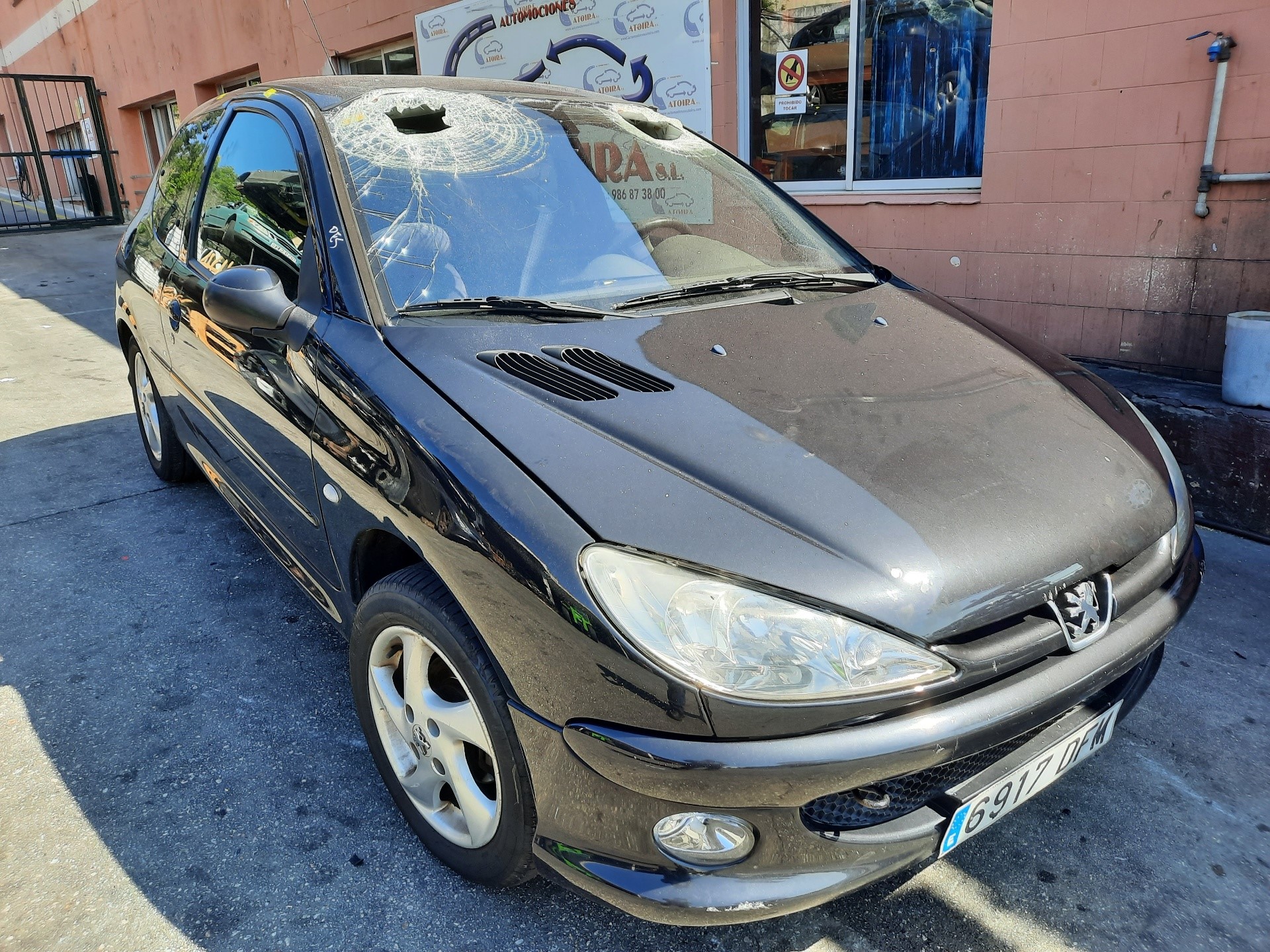 PEUGEOT 206 1 generation (1998-2009) Зеркало передней правой двери 96480957XT 18593400