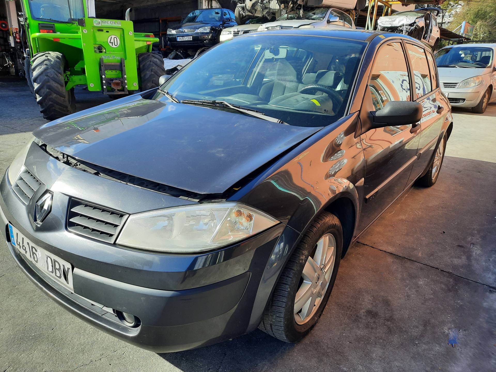 RENAULT Megane 2 generation (2002-2012) Bal első ajtó ablakemelő gombja 156018090 20709985