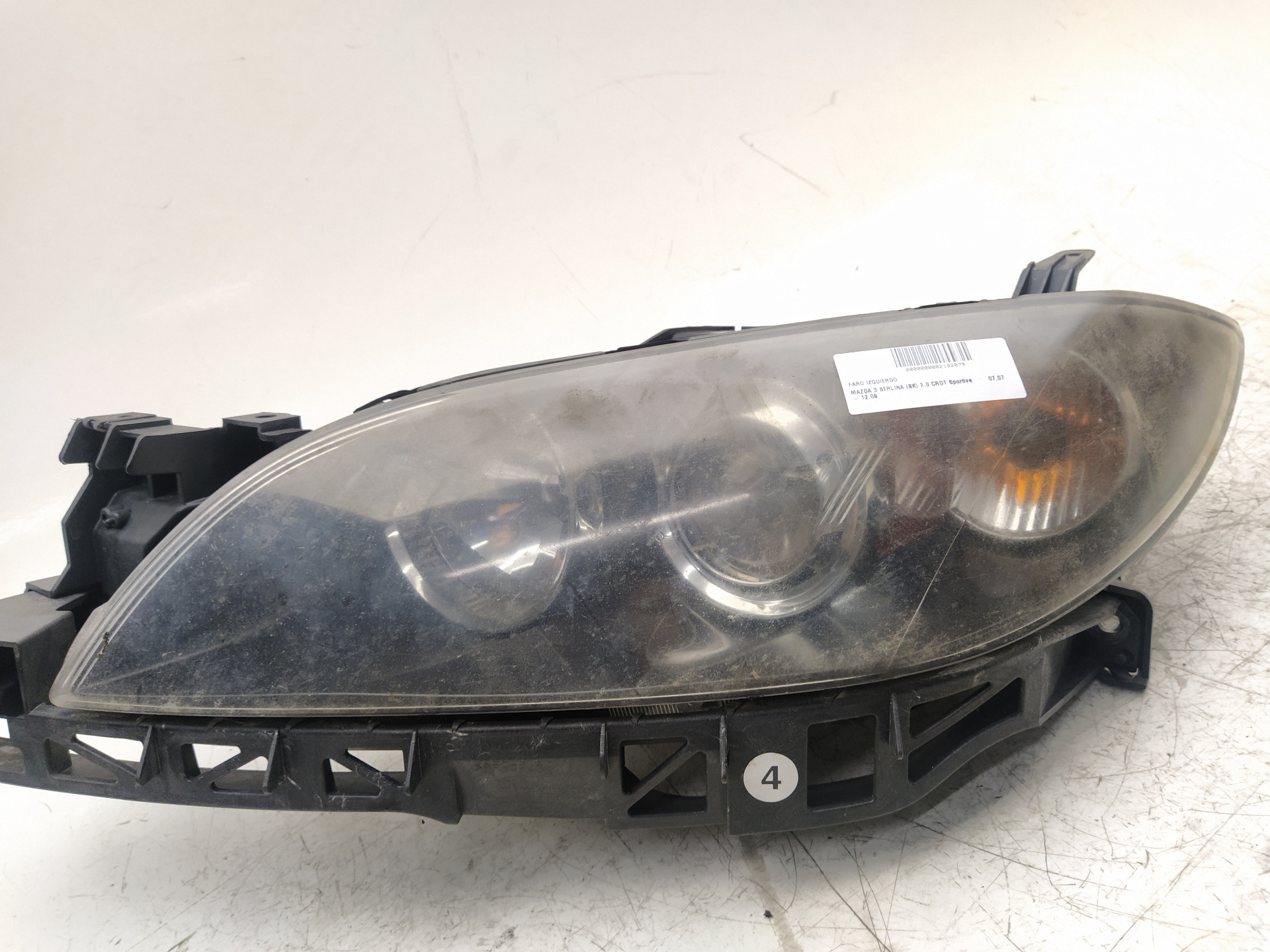 MAZDA 3 BK (2003-2009) Αριστερό μπροστινό φανάρι BN8V50161 21136887