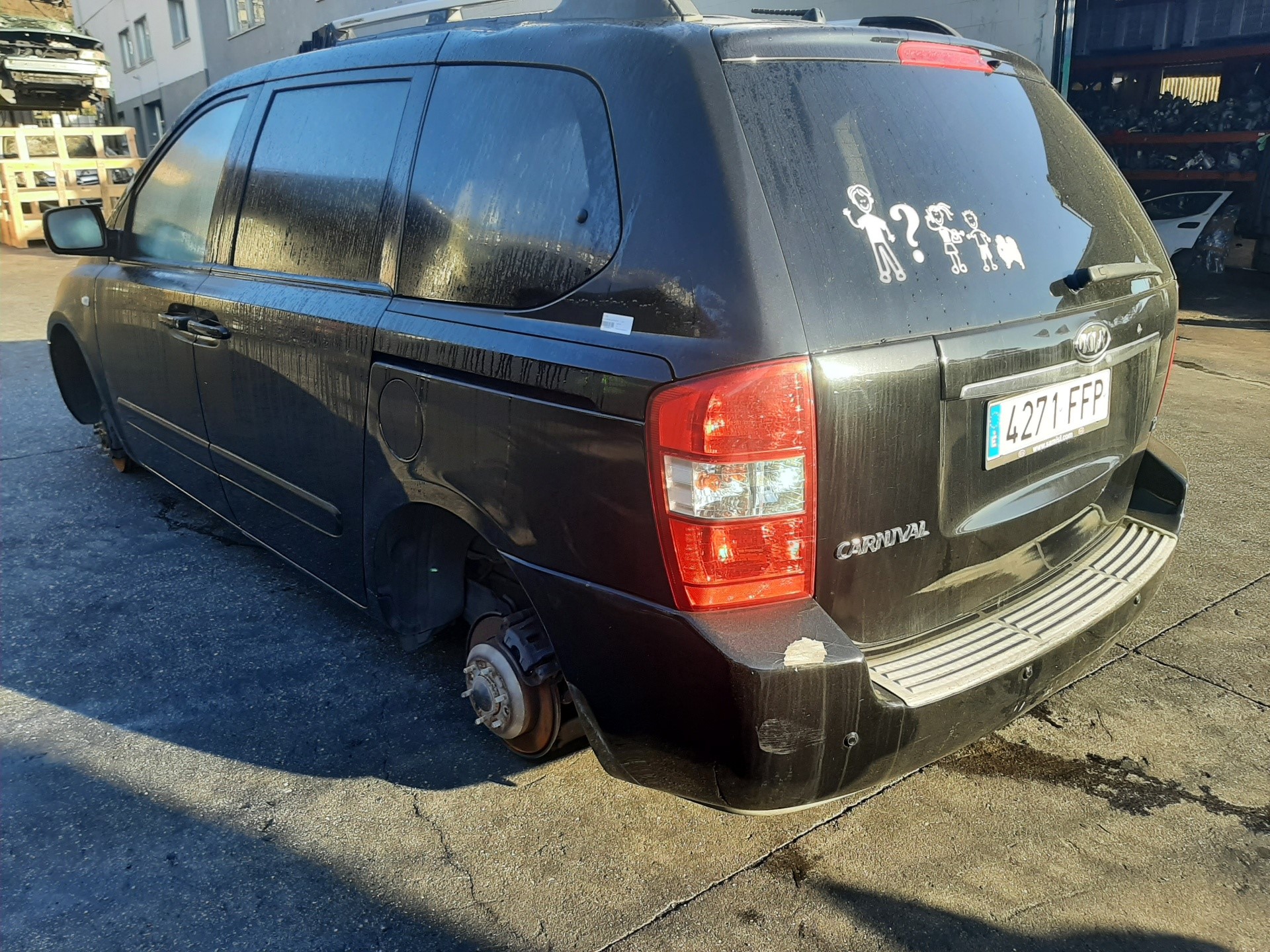 KIA Carnival UP/GQ (1999-2006) Ρυθμιστής παραθύρου Δεξιάς Προσόψεως Πόρτας 824604D000 25968463