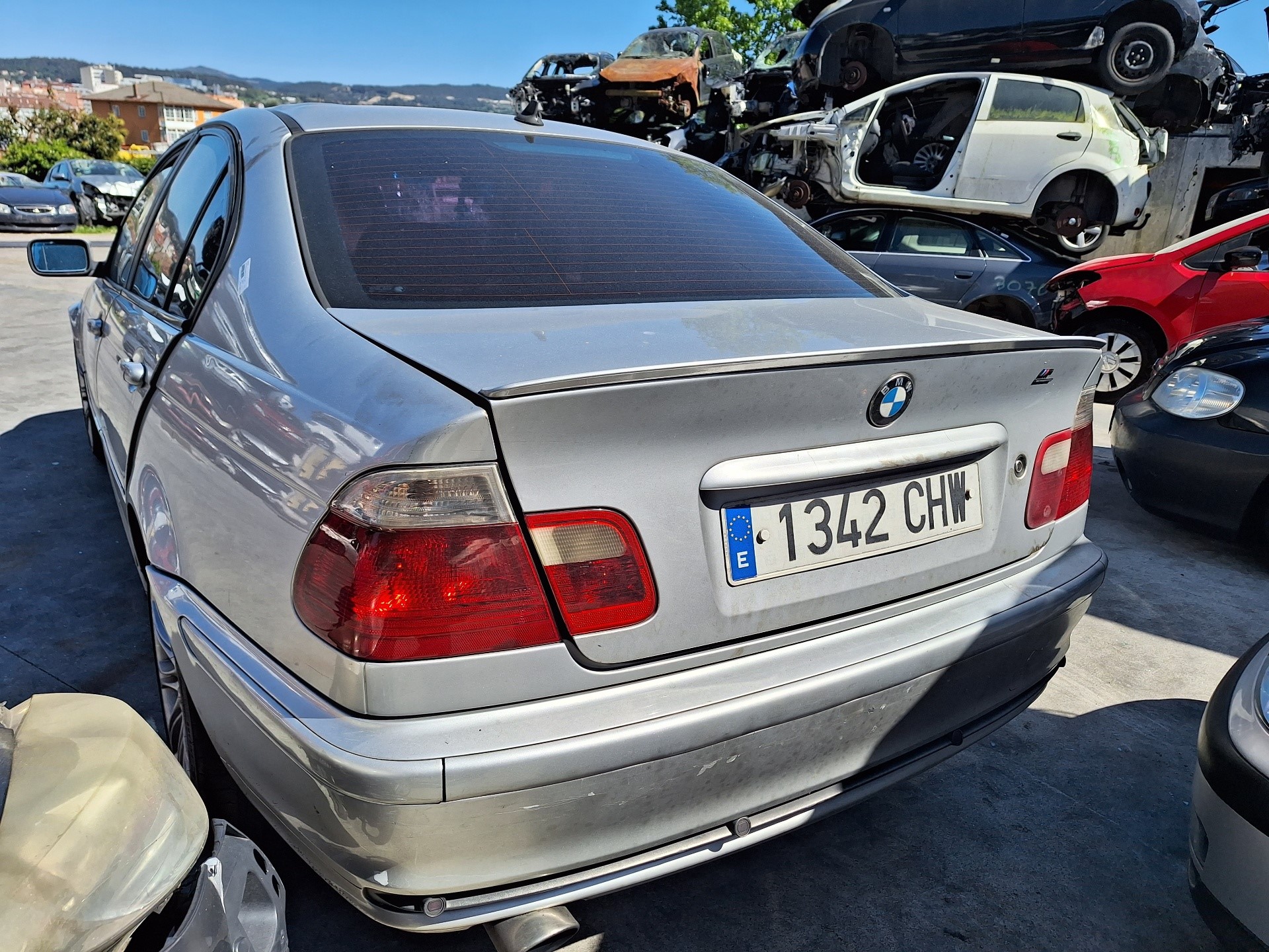 BMW 3 Series E46 (1997-2006) Aizmugurējās kreisās durvis 41527034153 24546657