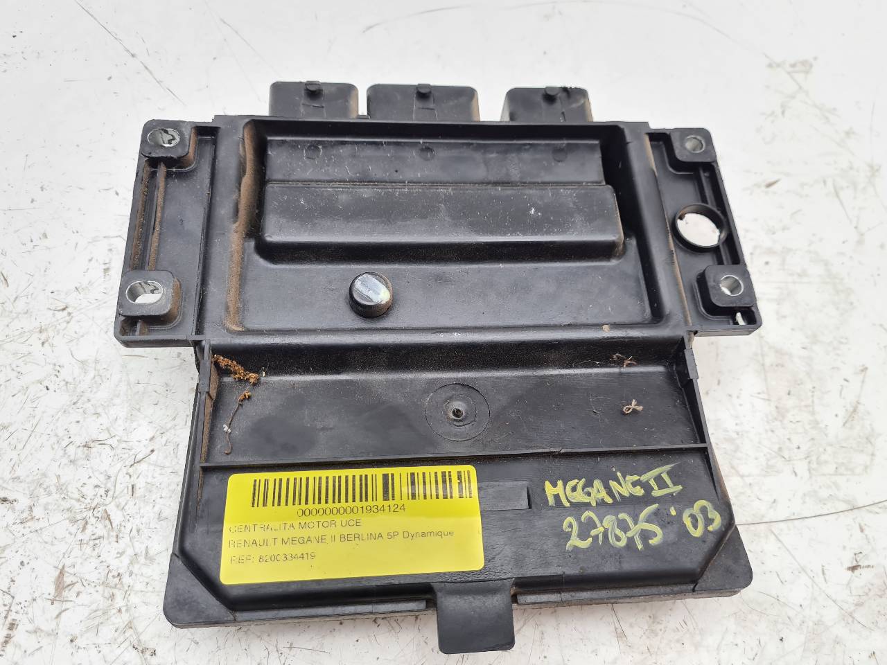 RENAULT Megane 2 generation (2002-2012) Motora vadības bloks 8200334419, 8200374152 18560569