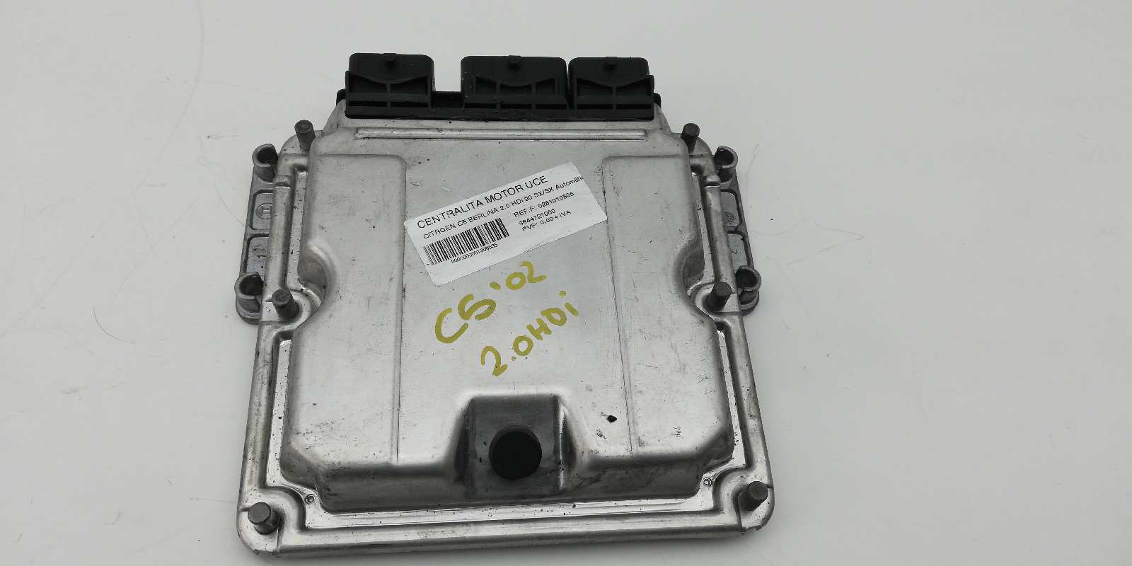 BMW C5 1 generation (2001-2008) Engine Control Unit ECU 0281010808, 9644721080, EDC15C213 18446229