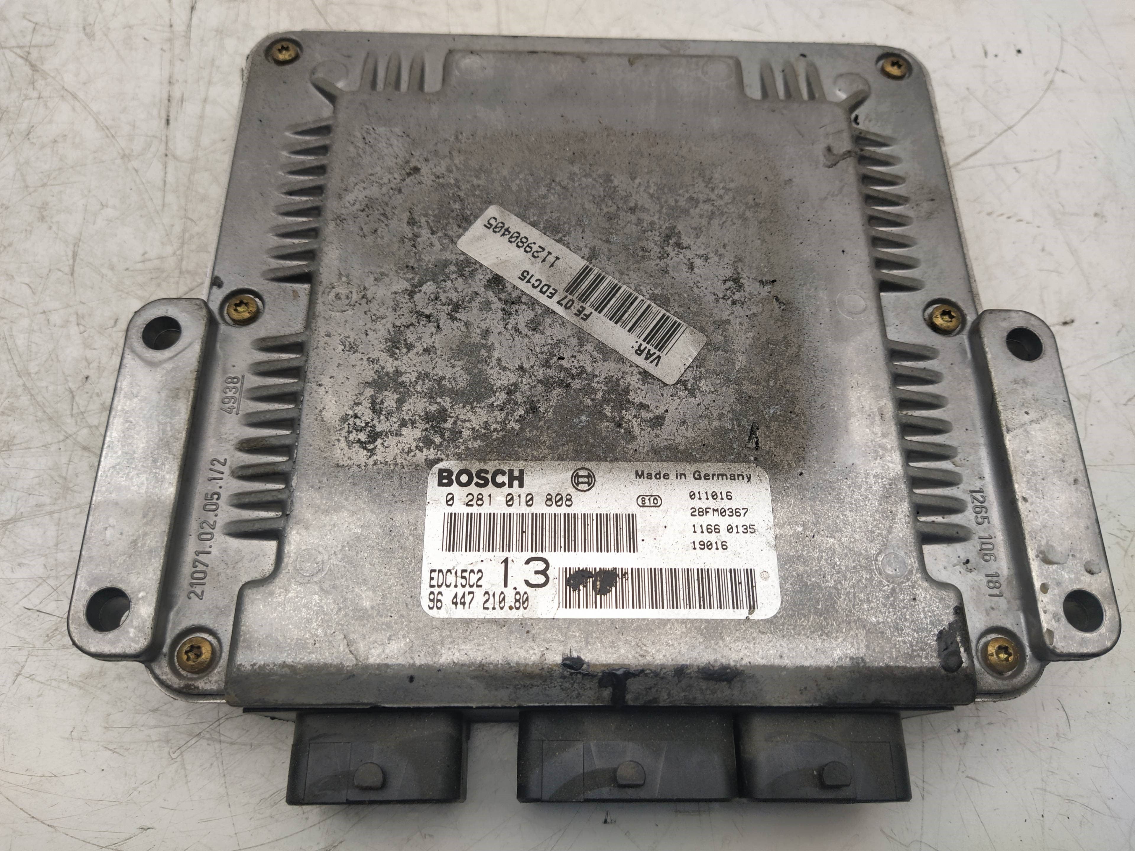 BMW C5 1 generation (2001-2008) Engine Control Unit ECU 0281010808, 9644721080 18624400