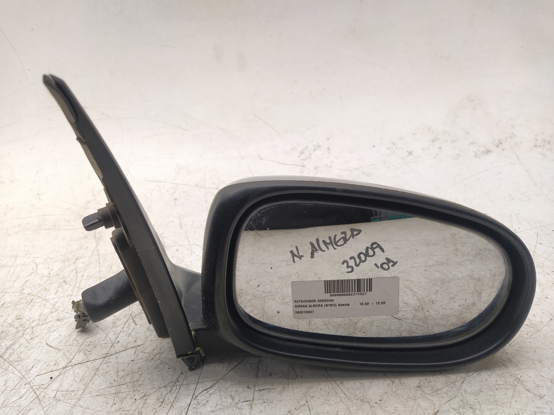 VAUXHALL Almera N16 (2000-2006) Right Side Wing Mirror 29051ND07,96301BN200 23900997