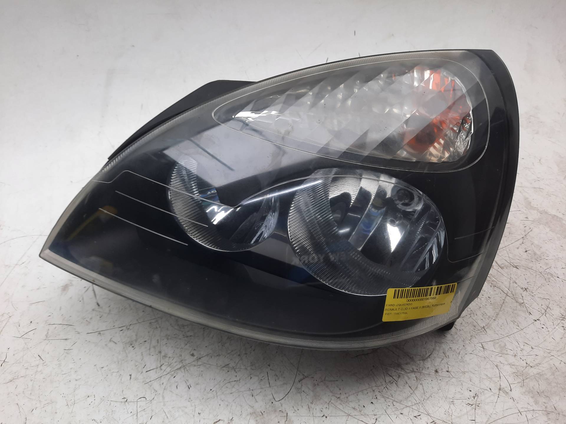 RENAULT Clio 2 generation (1998-2013) Front Left Headlight 15601700LI 18567132