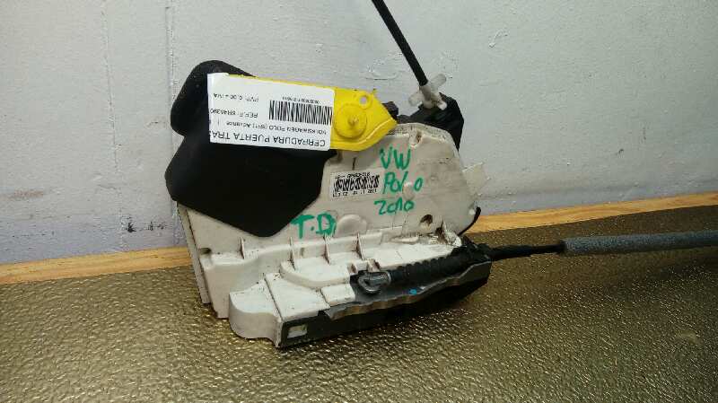 VOLKSWAGEN Polo 5 generation (2009-2017) Rear Right Door Lock 6R4839016, 6R4839016A 18436387