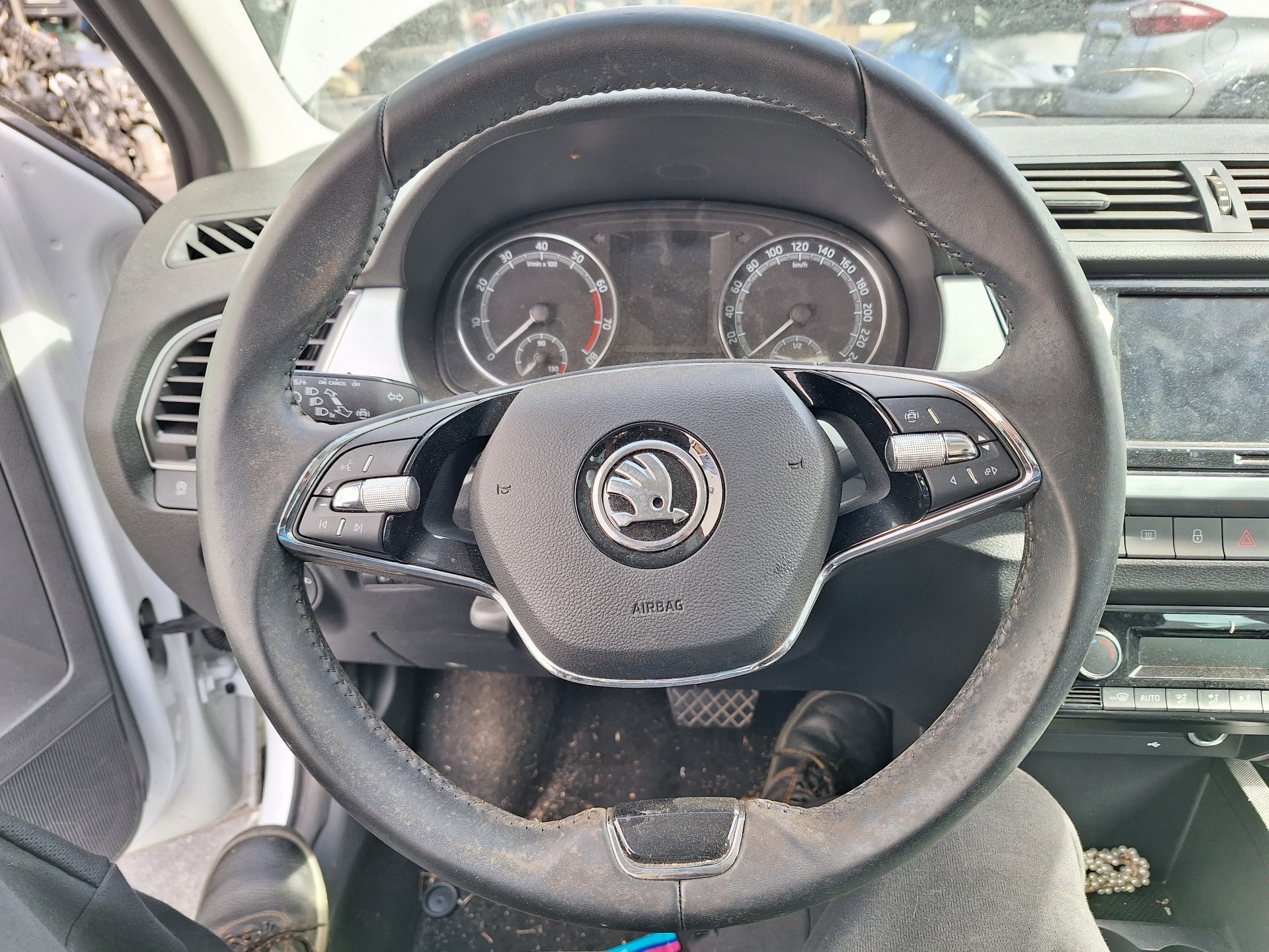 SKODA Fabia 3 generation (2014-2021) Steering Wheel 3V0419091L 24786717