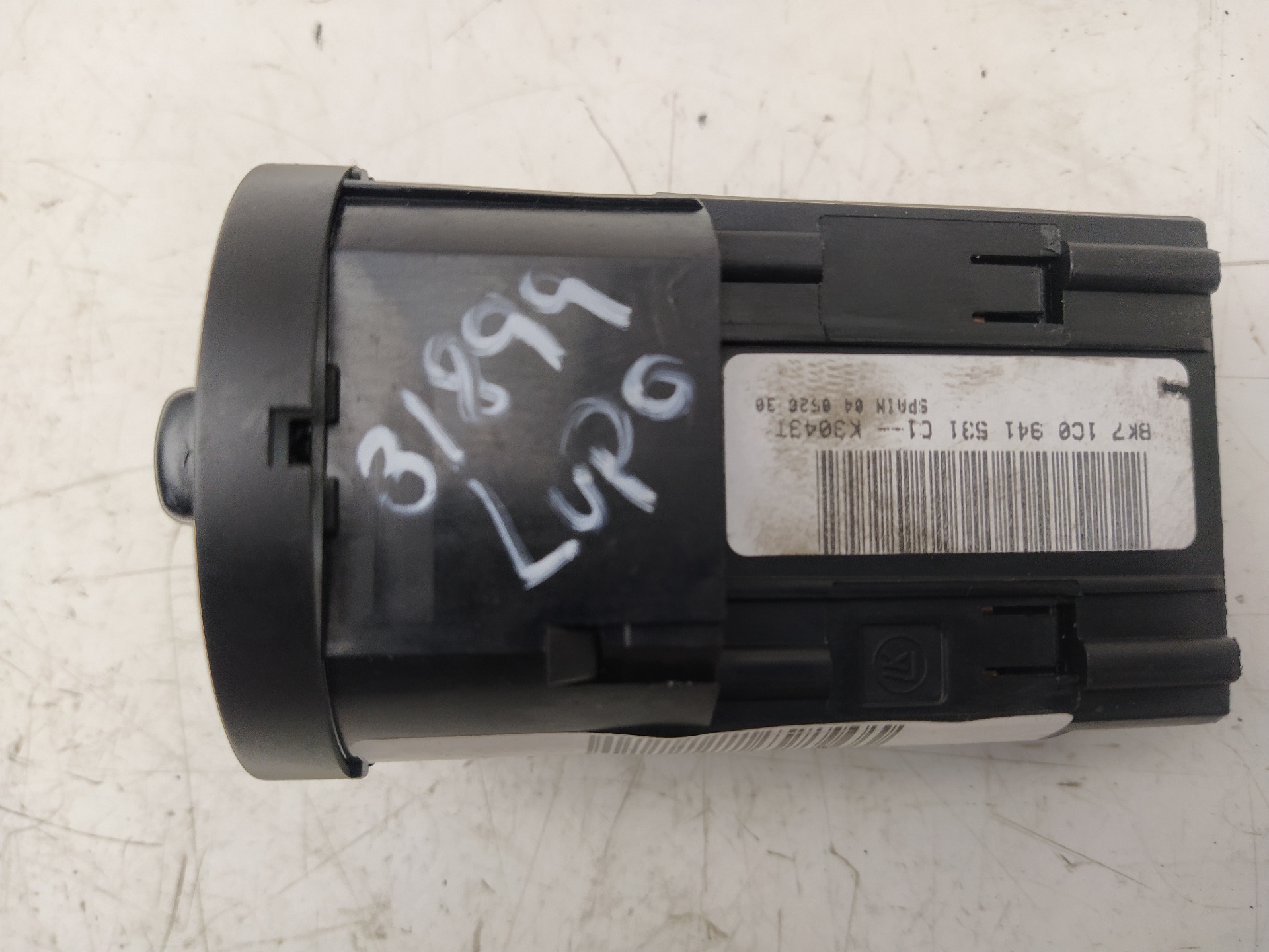 VOLKSWAGEN Lupo 6X (1998-2005) Headlight Switch Control Unit 1C0941531C1 24029030