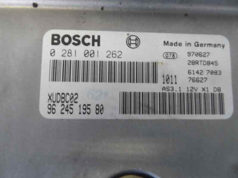 PEUGEOT 406 1 generation (1995-2004) Engine Control Unit ECU 0281001262 18349899