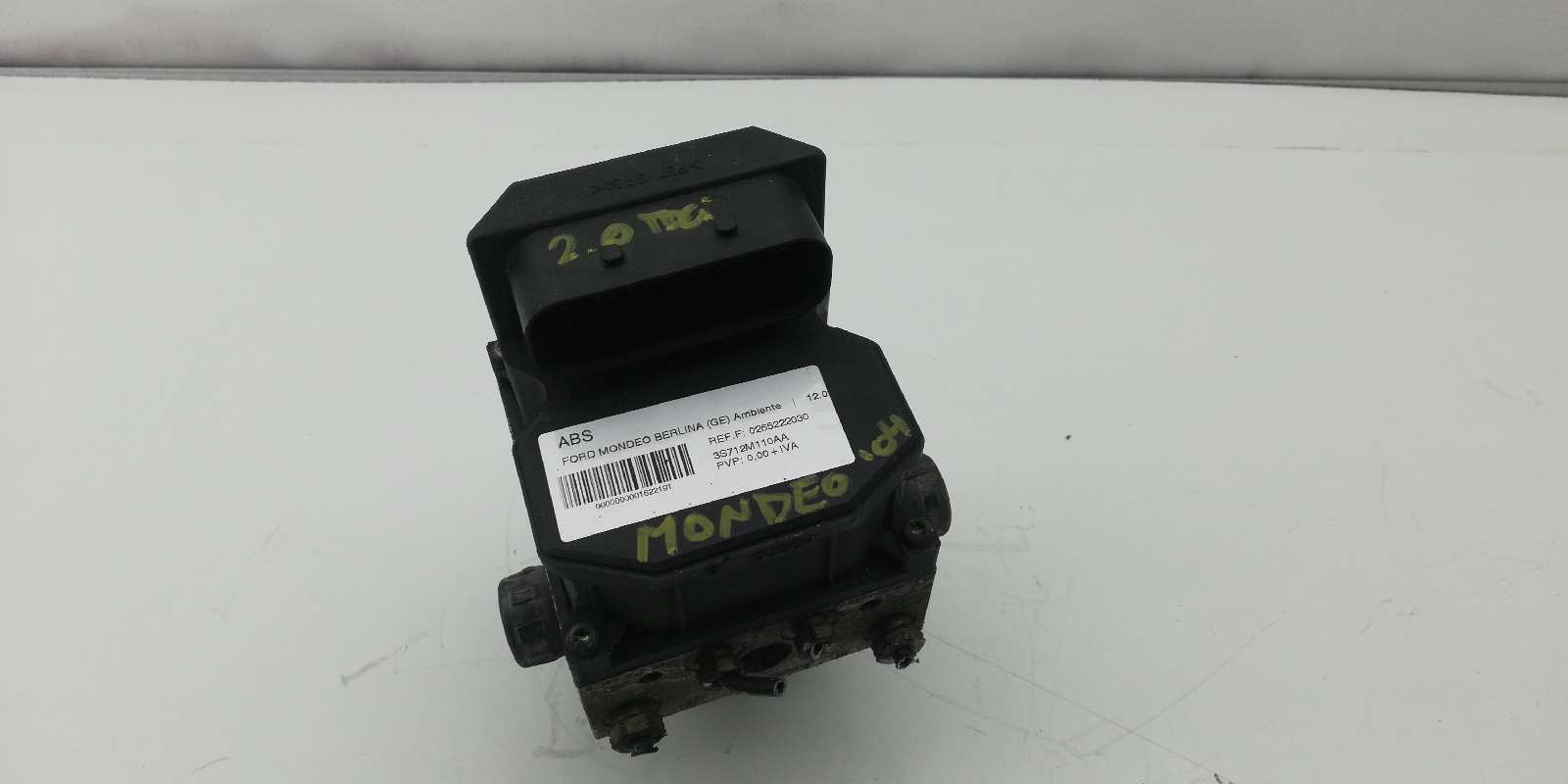 FORD Mondeo 3 generation (2000-2007) ABS Pump 0265222030,3S712M110AA,0265800014 18498449