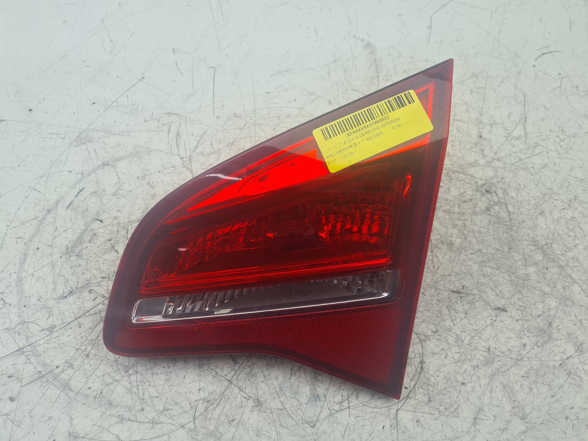 OPEL Meriva 2 generation (2010-2020) Rear Right Taillight Lamp 13260841 24010820