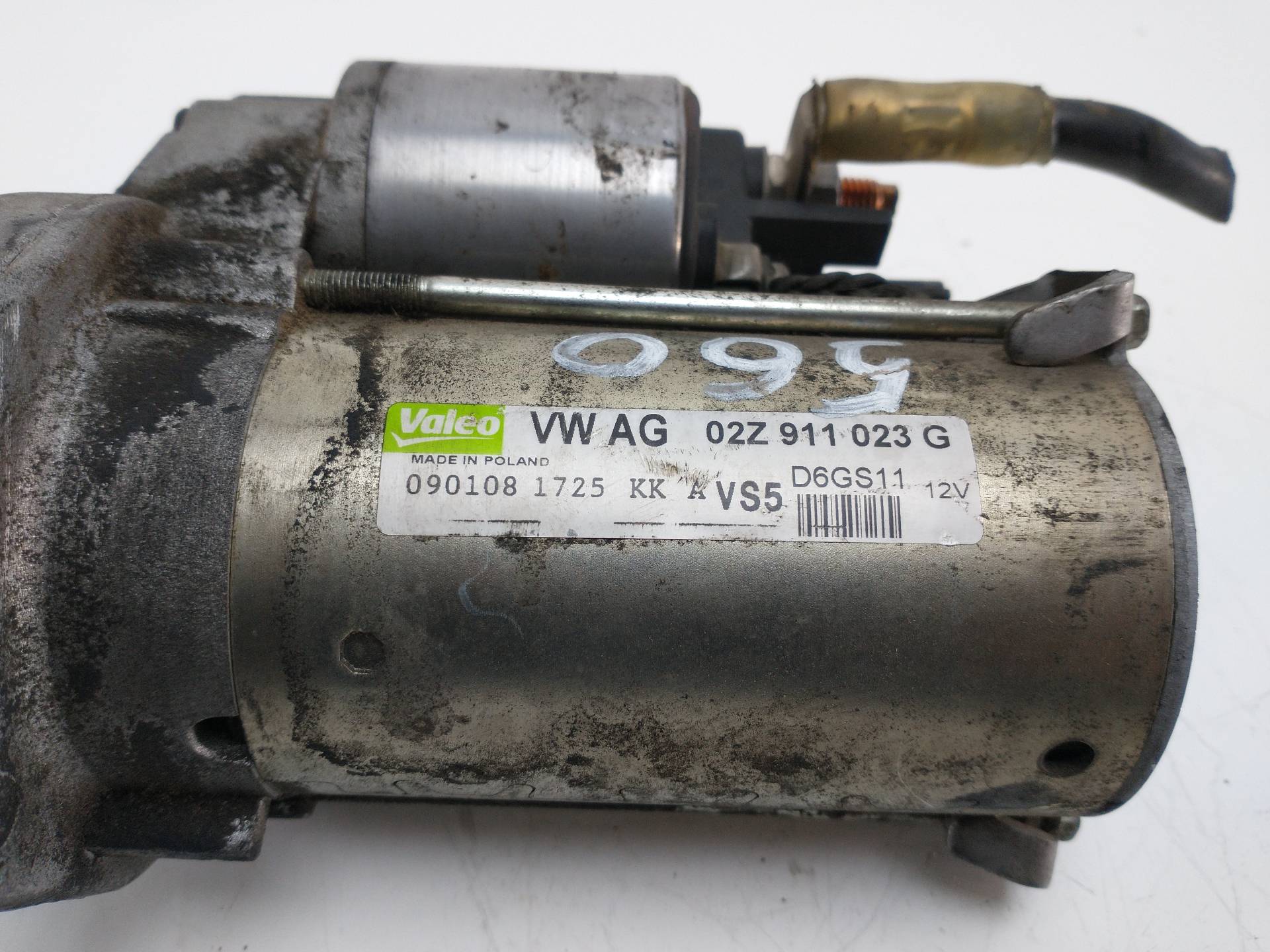 AUDI A2 8Z (1999-2005) Starter Motor 02Z911023G, D6GS11 19988181