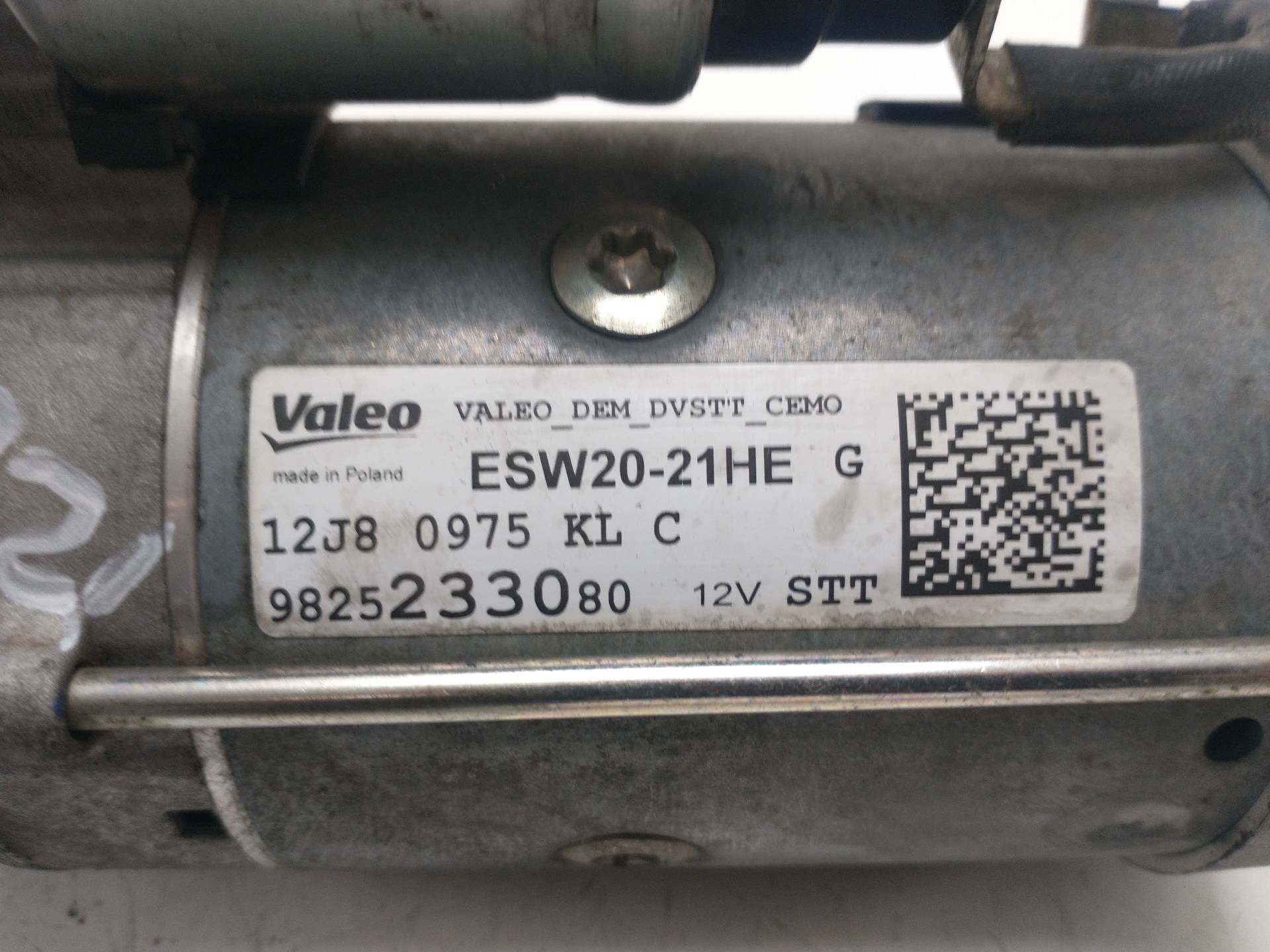 CITROËN C3 1 generation (2002-2010) Starter Motor ESW2021HE,9825233080 25950421