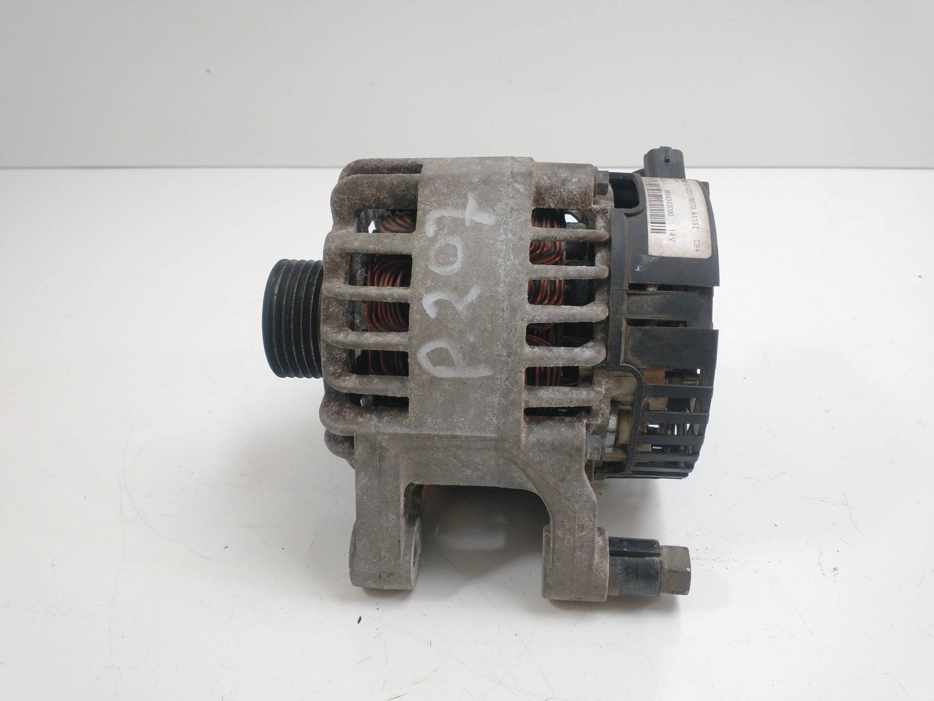 PEUGEOT 207 1 generation (2006-2009) Alternator 9654343080, MS1022118570 20014559