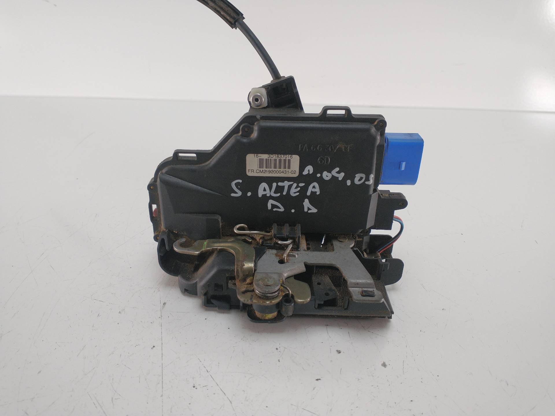SEAT Toledo 3 generation (2004-2010) Замок двери передний правый 3D1837016 20034716
