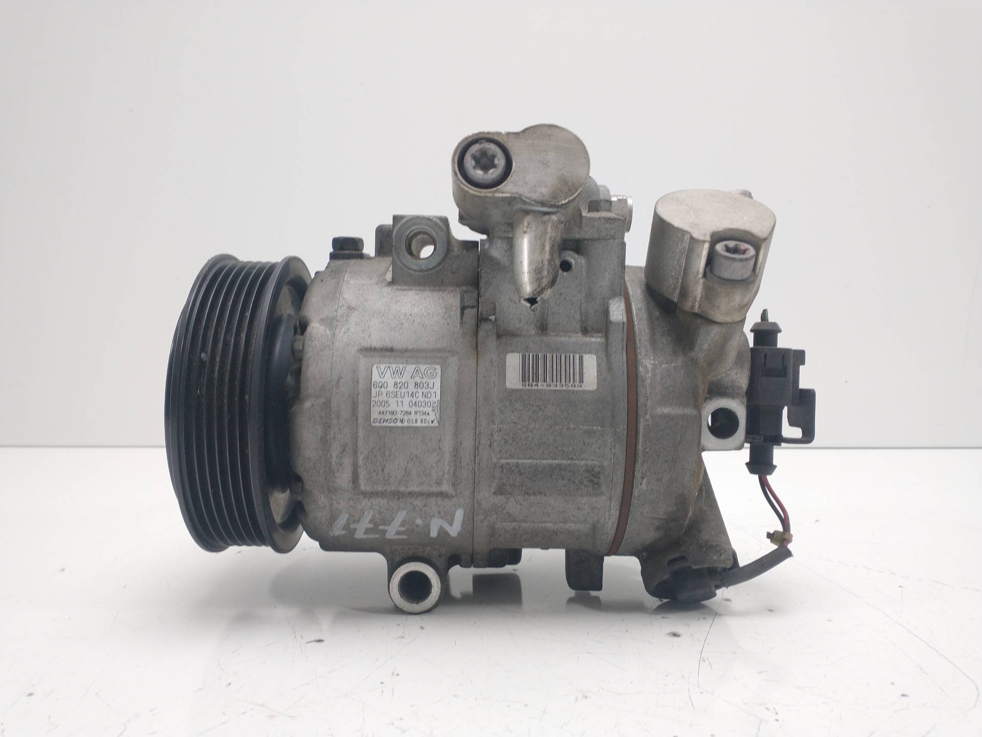 SEAT Cordoba 2 generation (1999-2009) Air Condition Pump 6Q0820803J, 6SEU14C, 4471807284 20021303