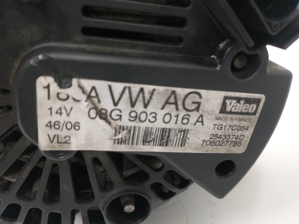 DODGE A6 C6/4F (2004-2011) Dynamo 03G903016A,2543374D,TG17C054 25951658