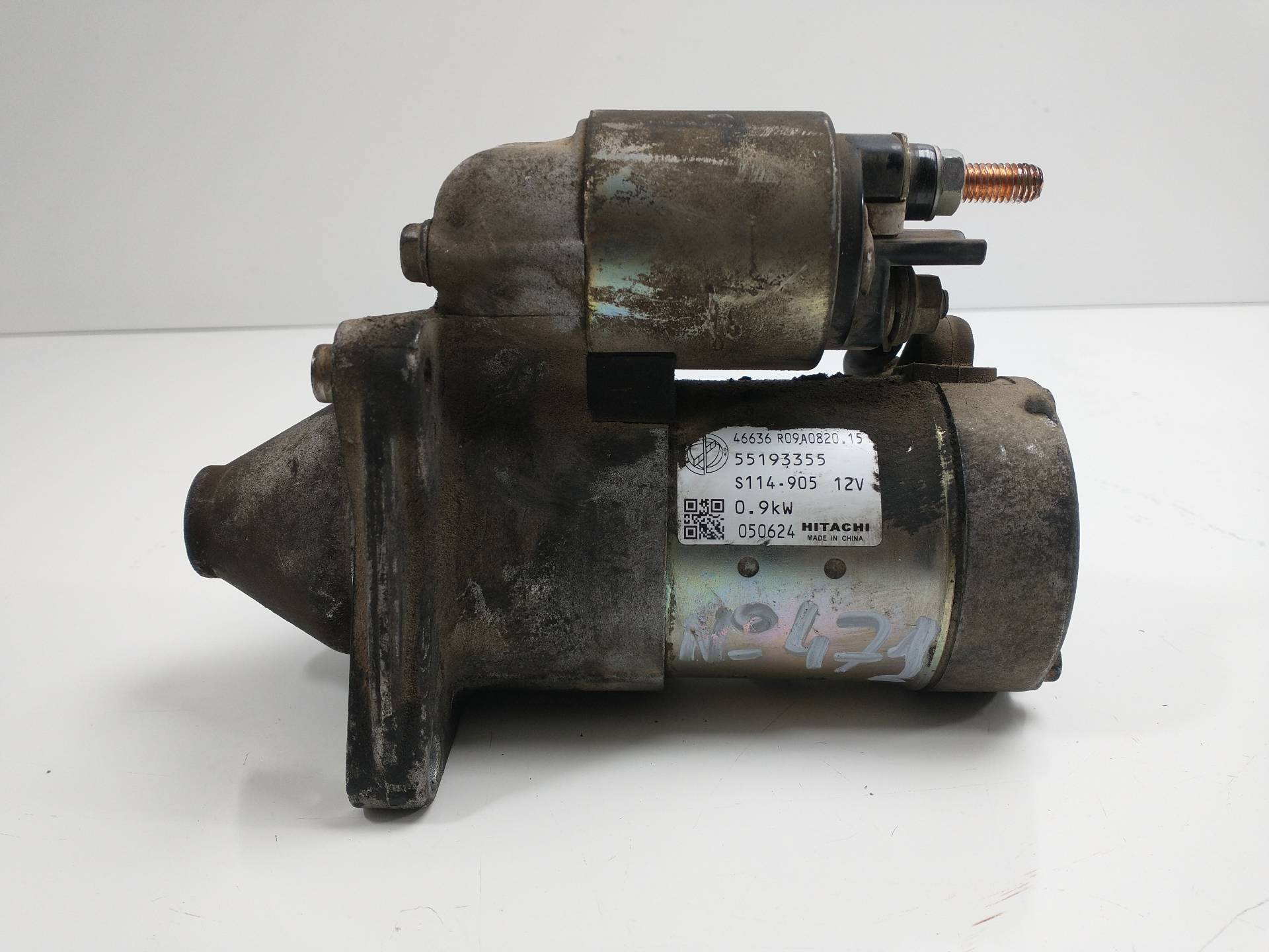 FIAT Grande Punto 1 generation (2006-2008) Starter Motor 55193355,050624,S114905 19976098