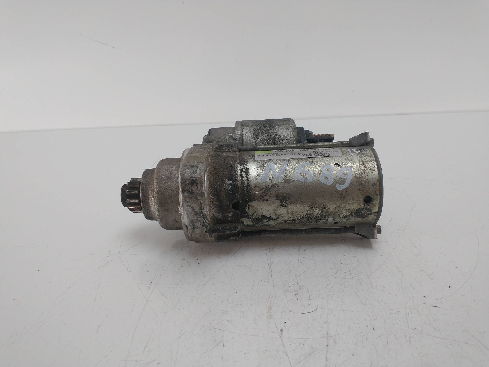 SEAT Leon 2 generation (2005-2012) Starter Motor D6GS13, 02T911023T 19997614