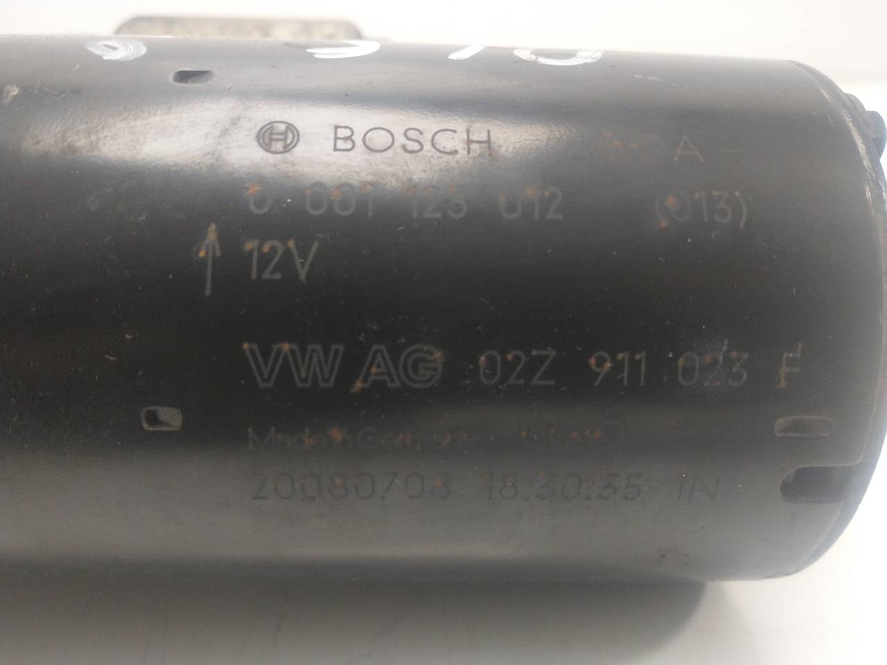 SEAT Toledo 3 generation (2004-2010) Starter Motor 02Z911023F, 0001123012 20036373