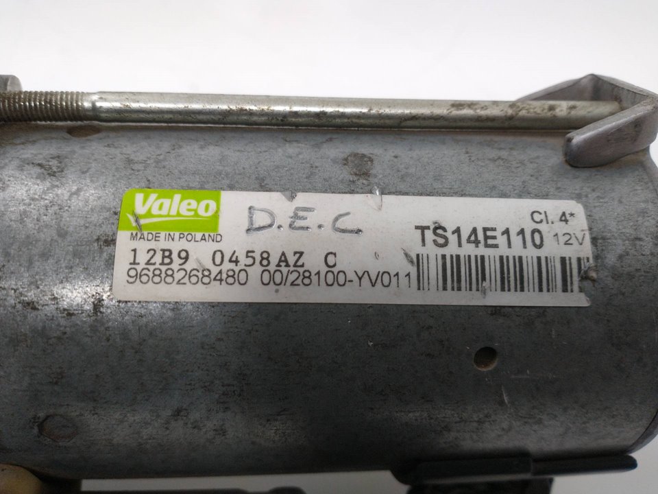 MASERATI Ghibli 3 generation (2013-2024) Starter Motor 9688268480, 12B90458AZC, TS14E110 25951666