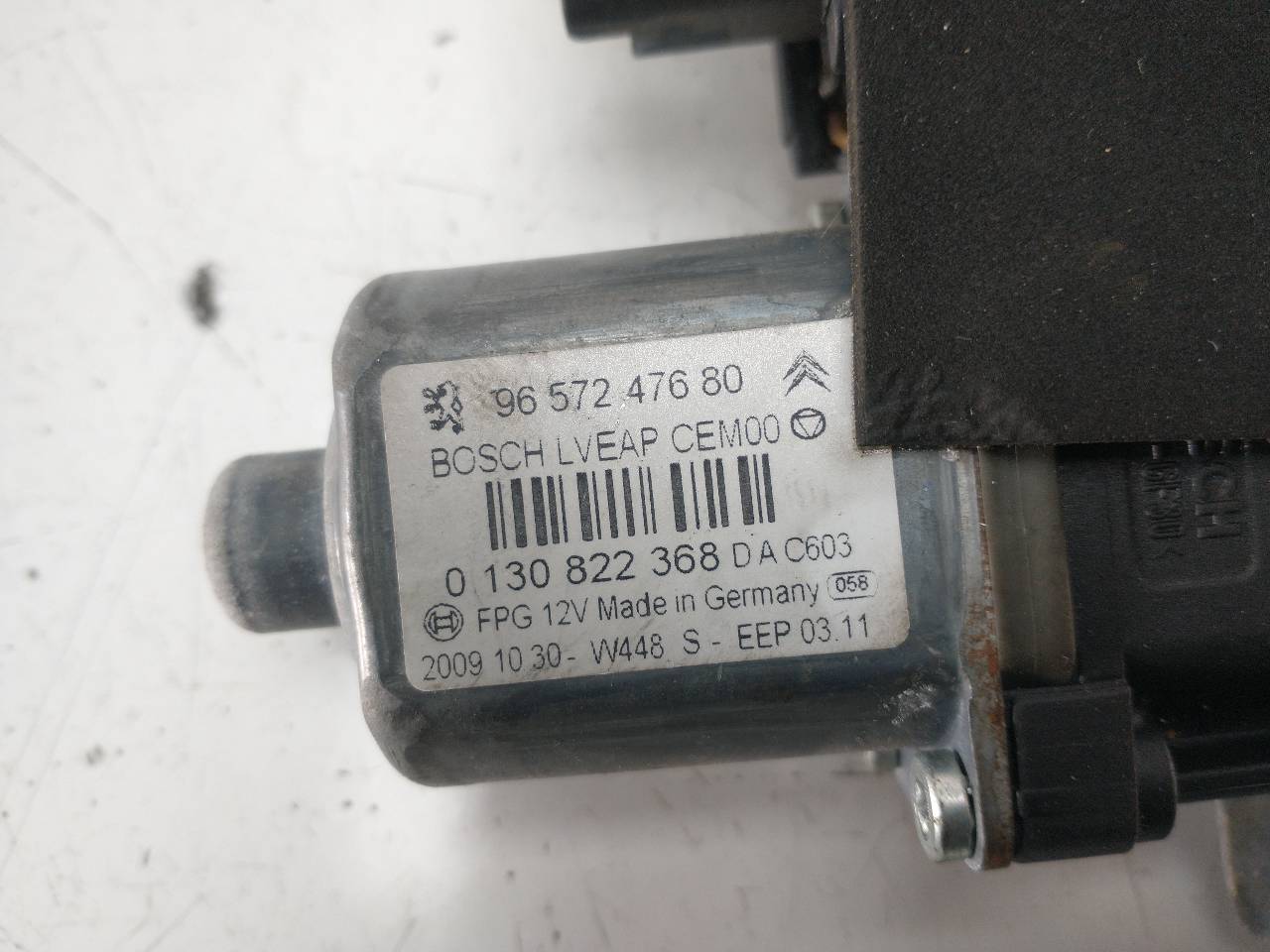 PEUGEOT 308 T7 (2007-2015) Vindusregulator foran venstre dør 9657247680,0130822368 20041147