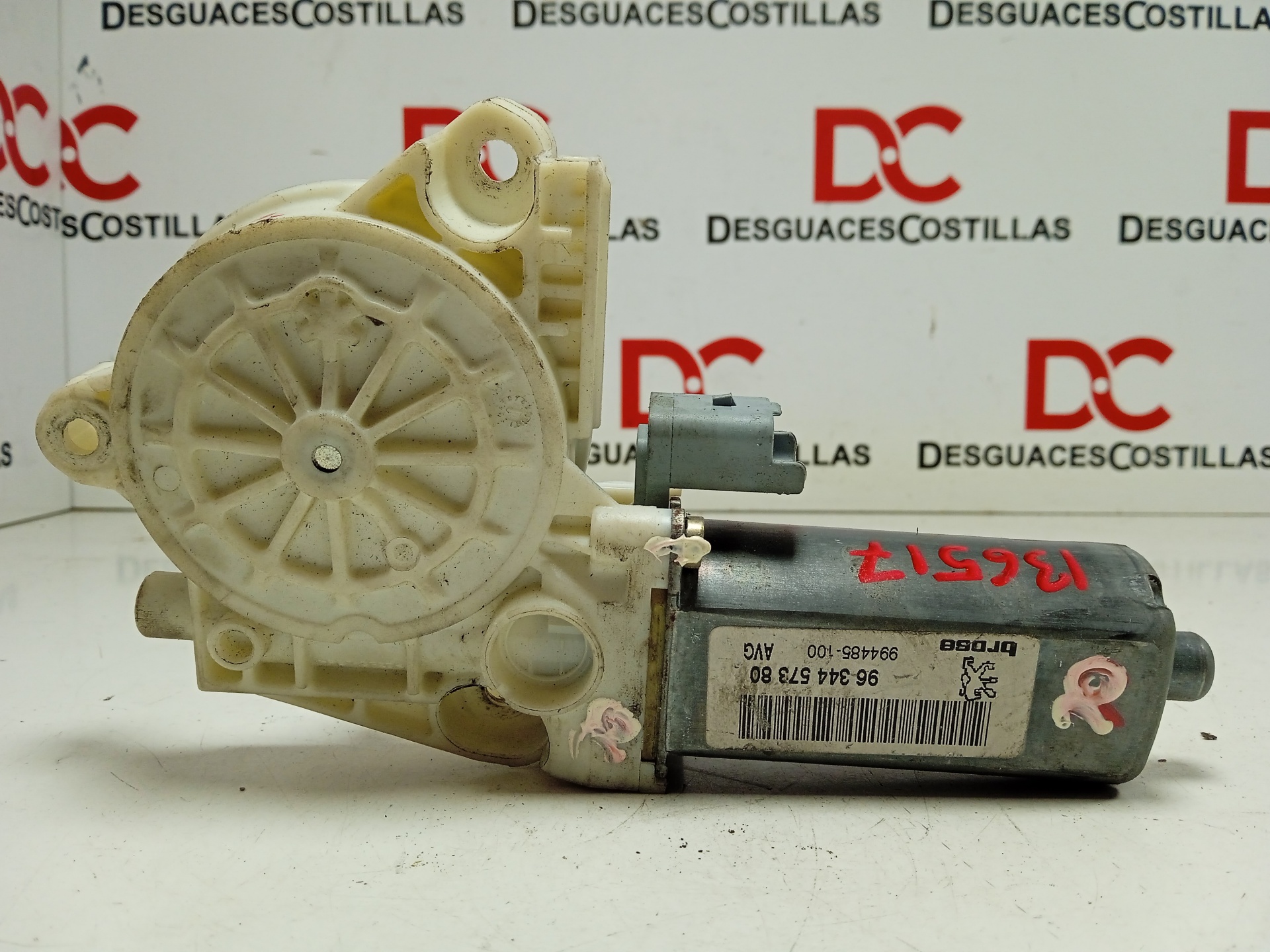 RENAULT 307 1 generation (2001-2008) Motor regulator geam ușă stânga față 9634457380, 9634457380 20014197