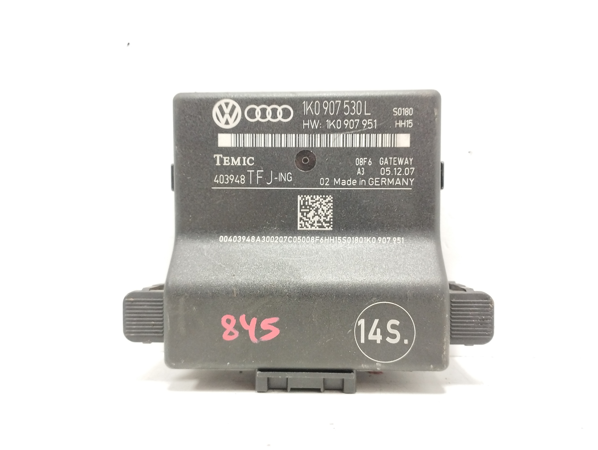 AUDI A2 8Z (1999-2005) Other Control Units 1K0907530L 22873031