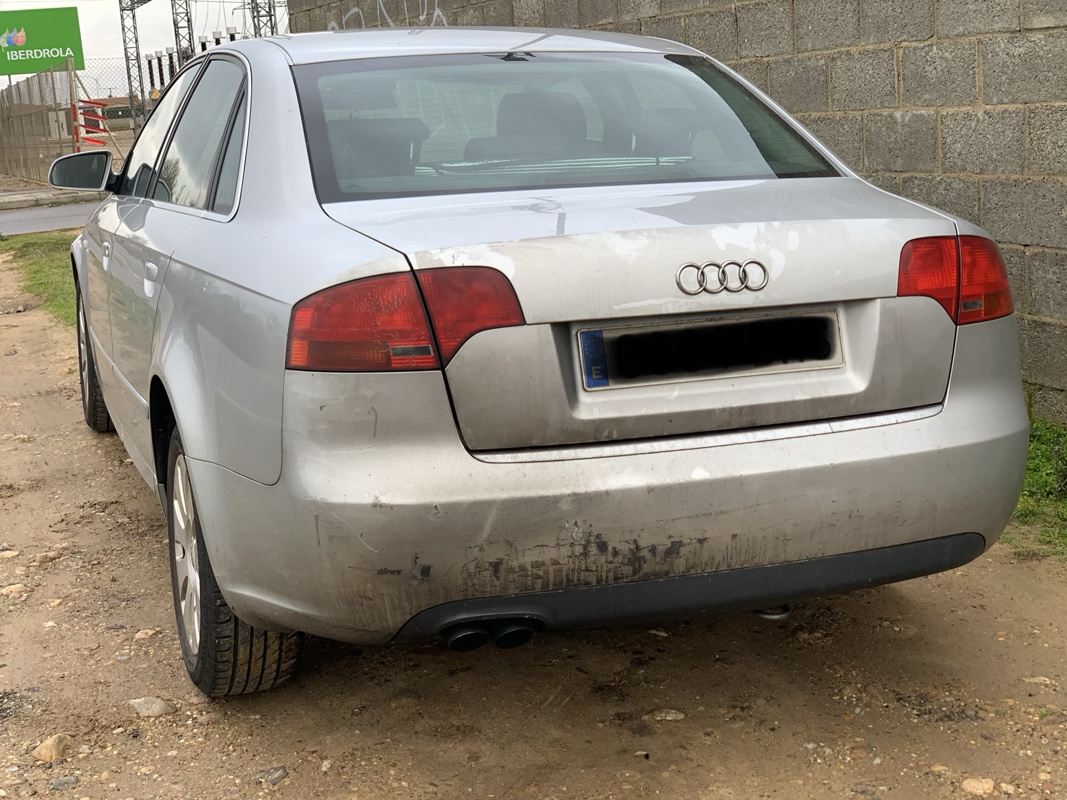 AUDI A4 B6/8E (2000-2005) Bakre högra dörrens yttre handtag GRISPLATA 20062515