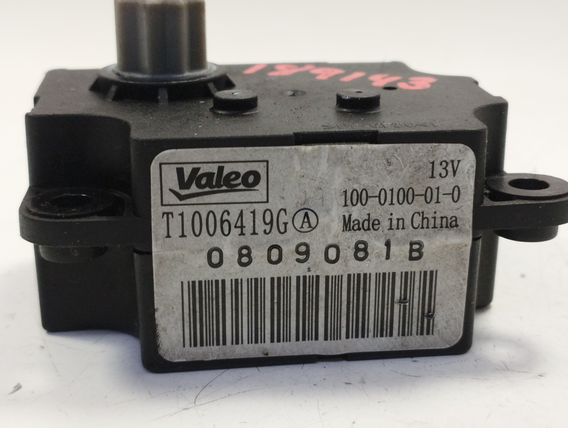 PEUGEOT 308 T9 (2013-2021) Air Conditioner Air Flow Valve Motor T1006419G 25802187