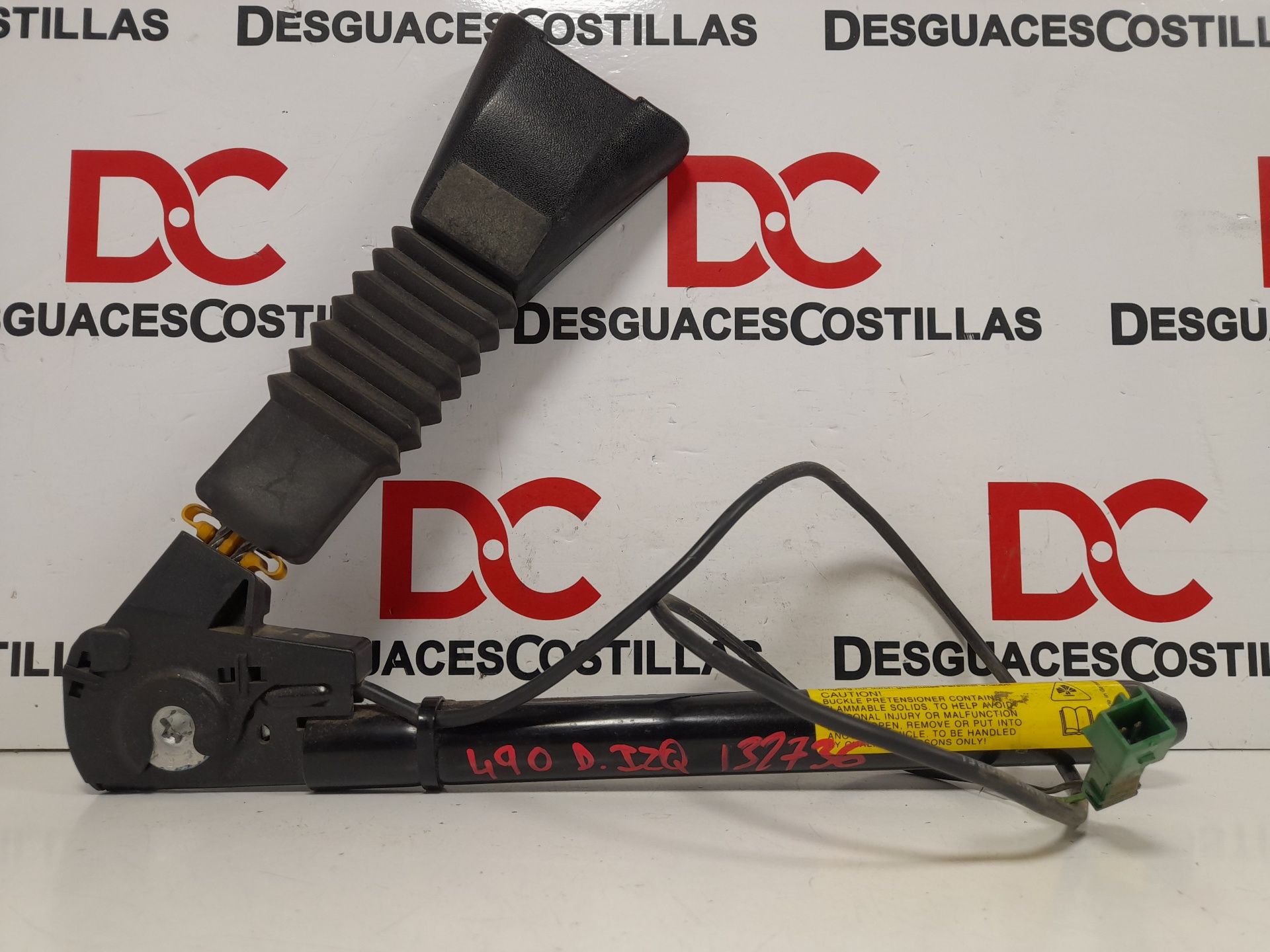OPEL Astra H (2004-2014) Пряжка ремня безопасности переднего левого сиденья 1CONECTOR, 2PINES 25188189