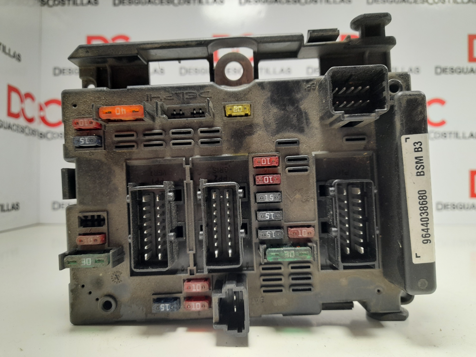 CITROËN Xsara 1 generation (1997-2004) Fuse Box 9644038680, BSMB3, 5CONECTORES 20069713